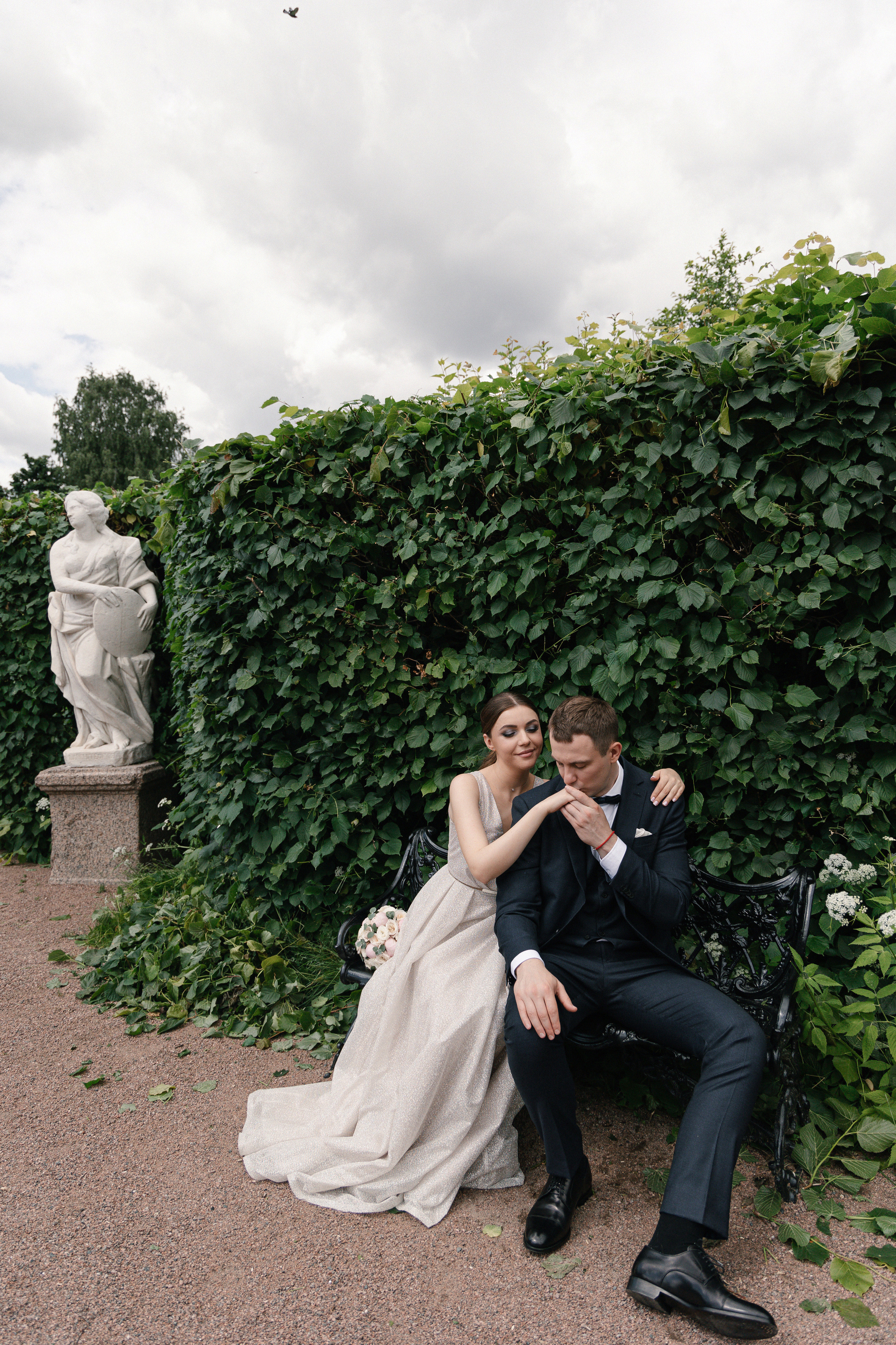 АРХИВ Елена и Олег: Кусково. Свадебный фотограф Москва