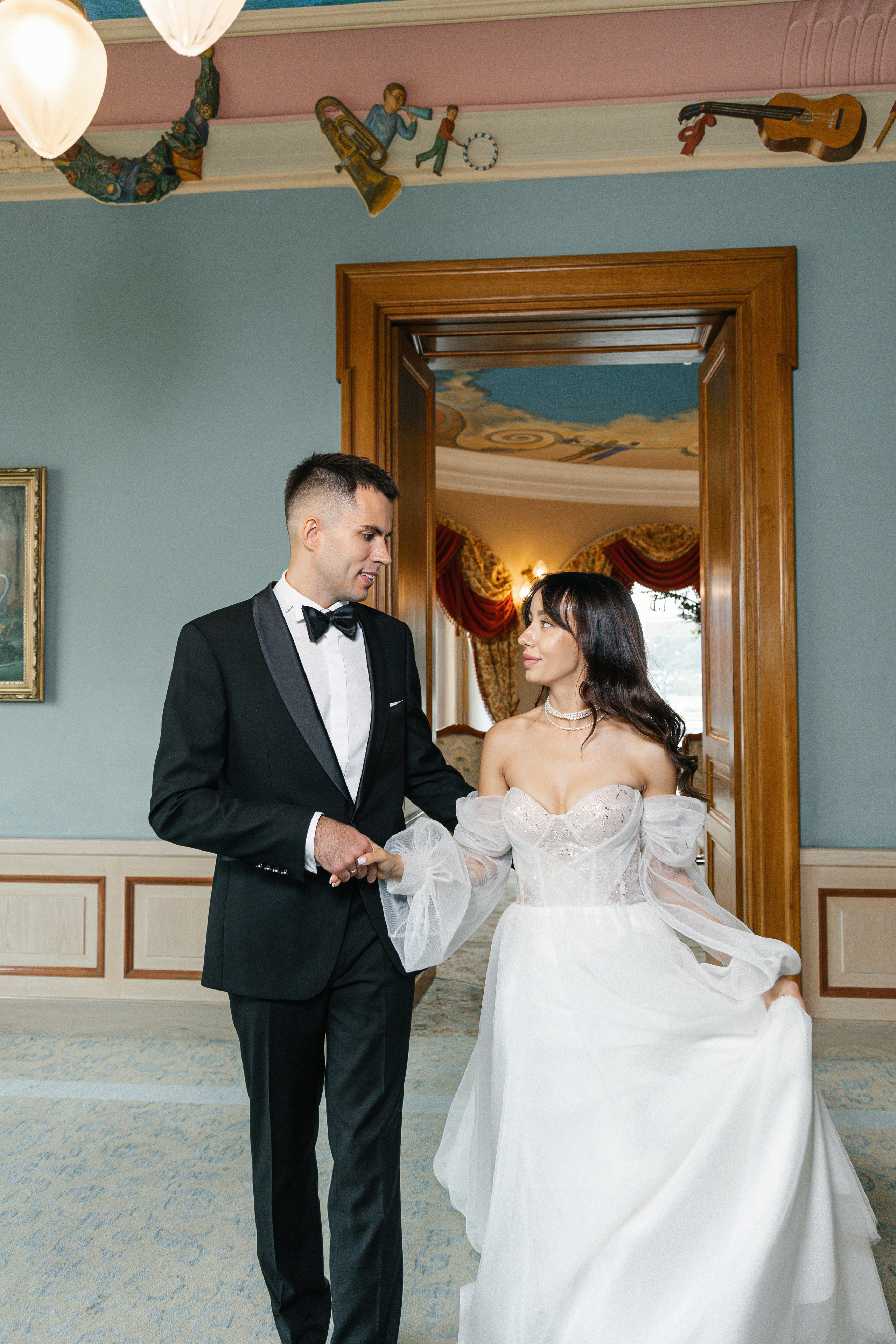 Полина и Никита: отель НАЦИОНАЛЬ АРХИВ. Свадебный фотограф Москва