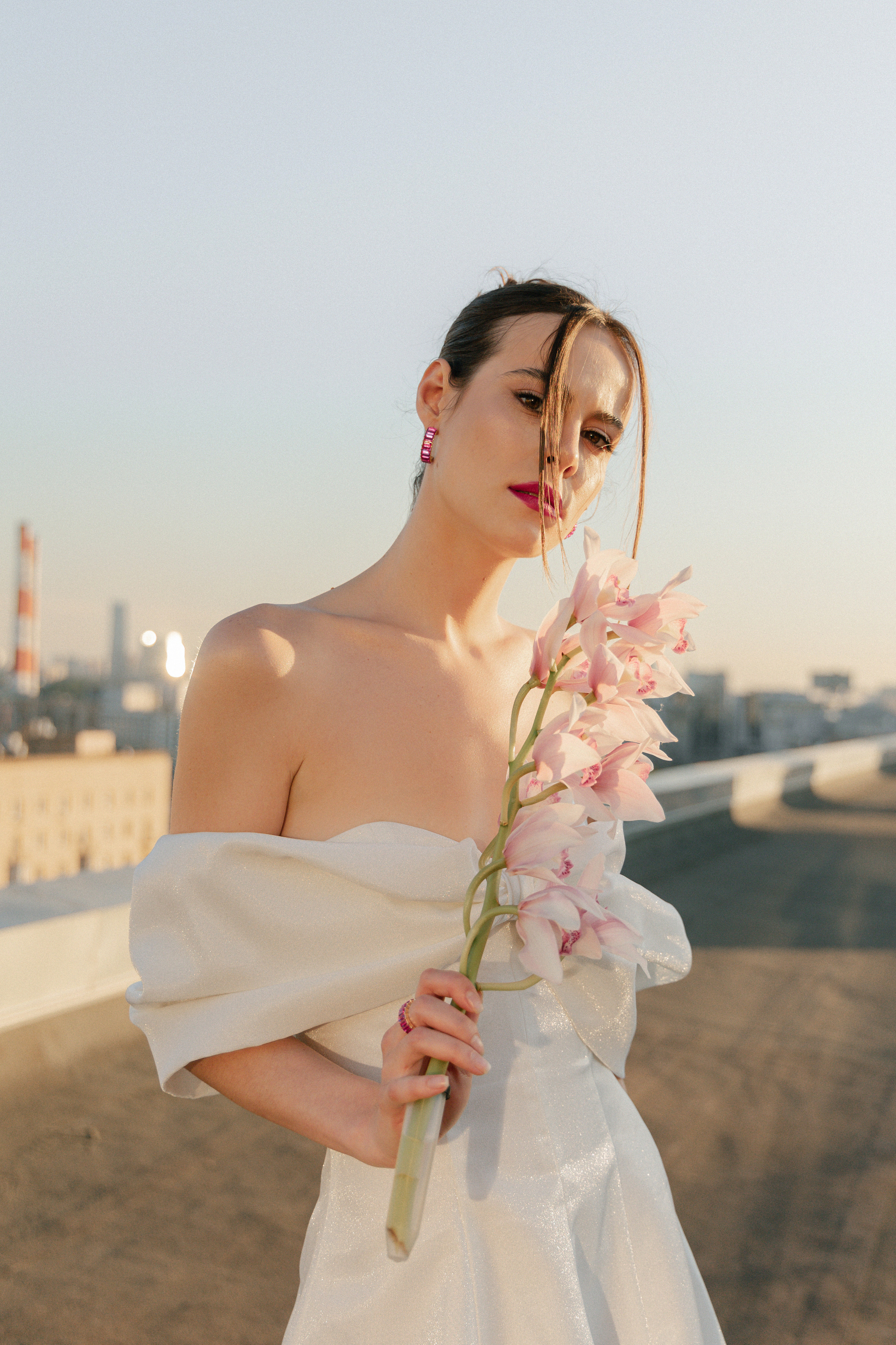 Дмитрий и Катерина: закат на крыше АРХИВ. Свадебный фотограф Москва