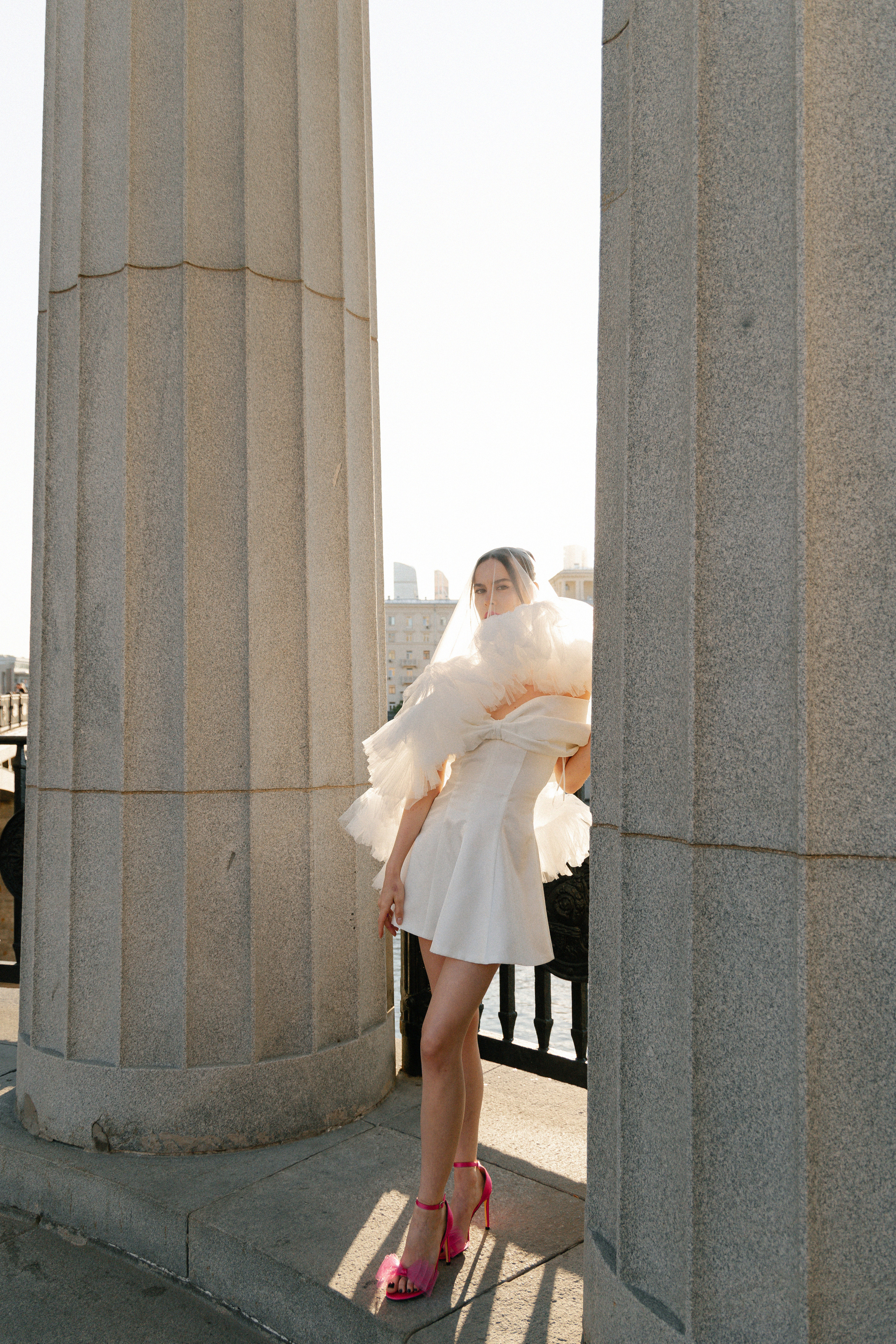 Дмитрий и Катерина: закат на крыше АРХИВ. Свадебный фотограф Москва