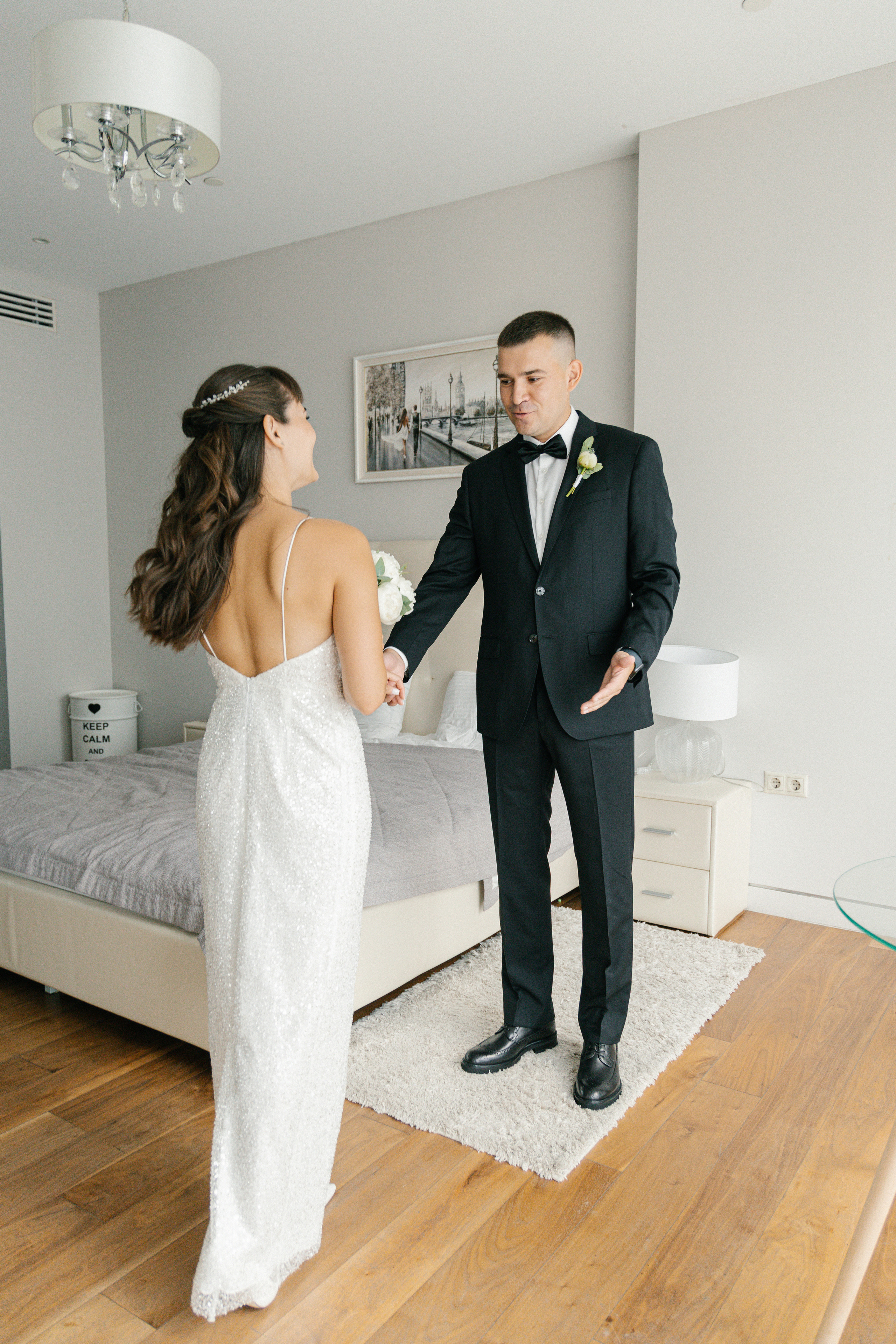 АРХИВ Тамара и Кирилл: М.Сити, Бердс, Большой Театр, отель Украина. Свадебный фотограф Москва