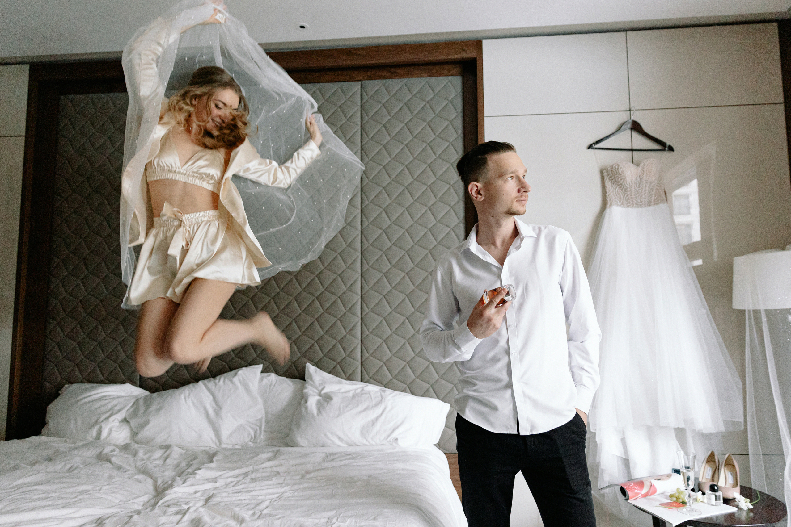 МАрия и Алексей: Хаят, Вегас. Свадебный фотограф Москва