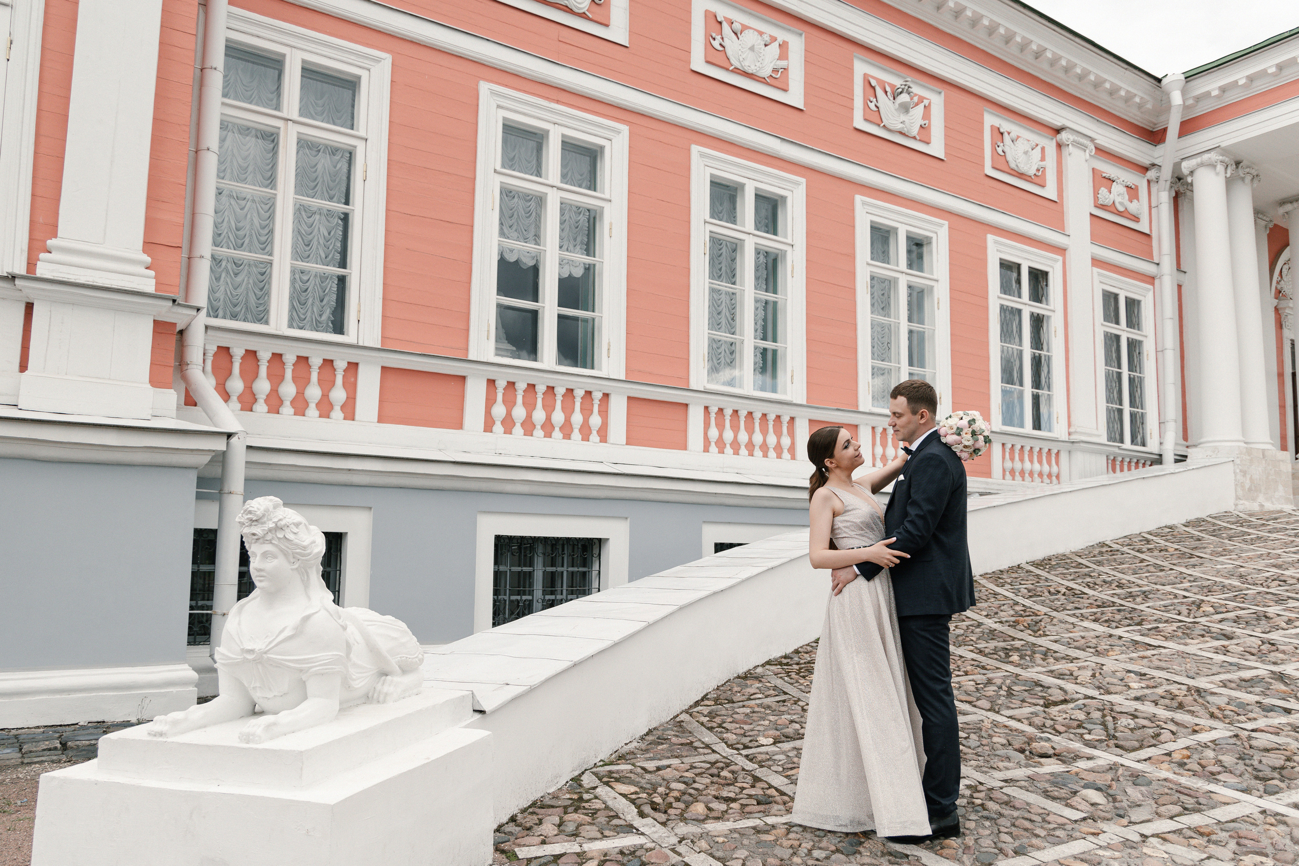 АРХИВ Елена и Олег: Кусково. Свадебный фотограф Москва