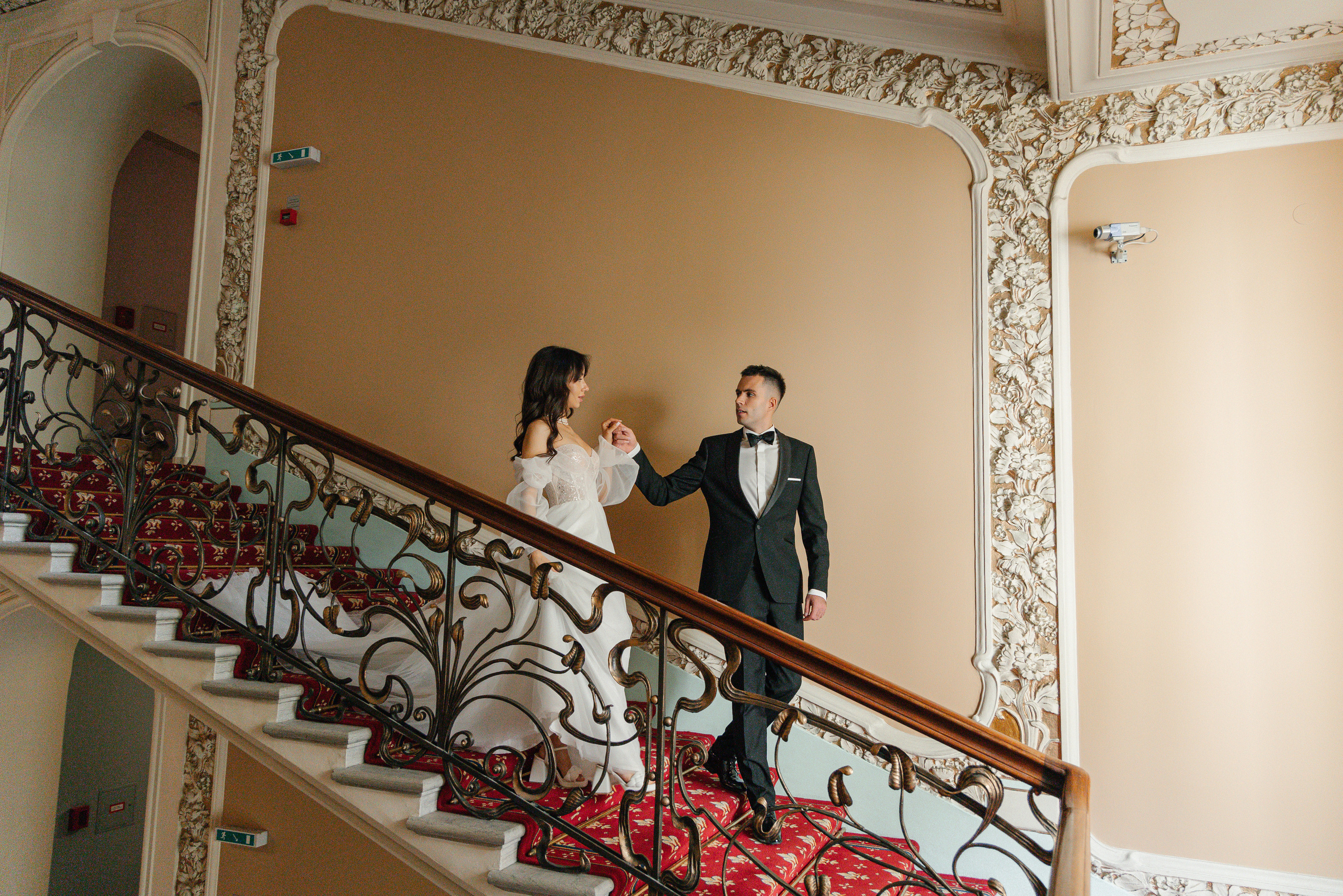 Полина и Никита: отель НАЦИОНАЛЬ АРХИВ. Свадебный фотограф Москва