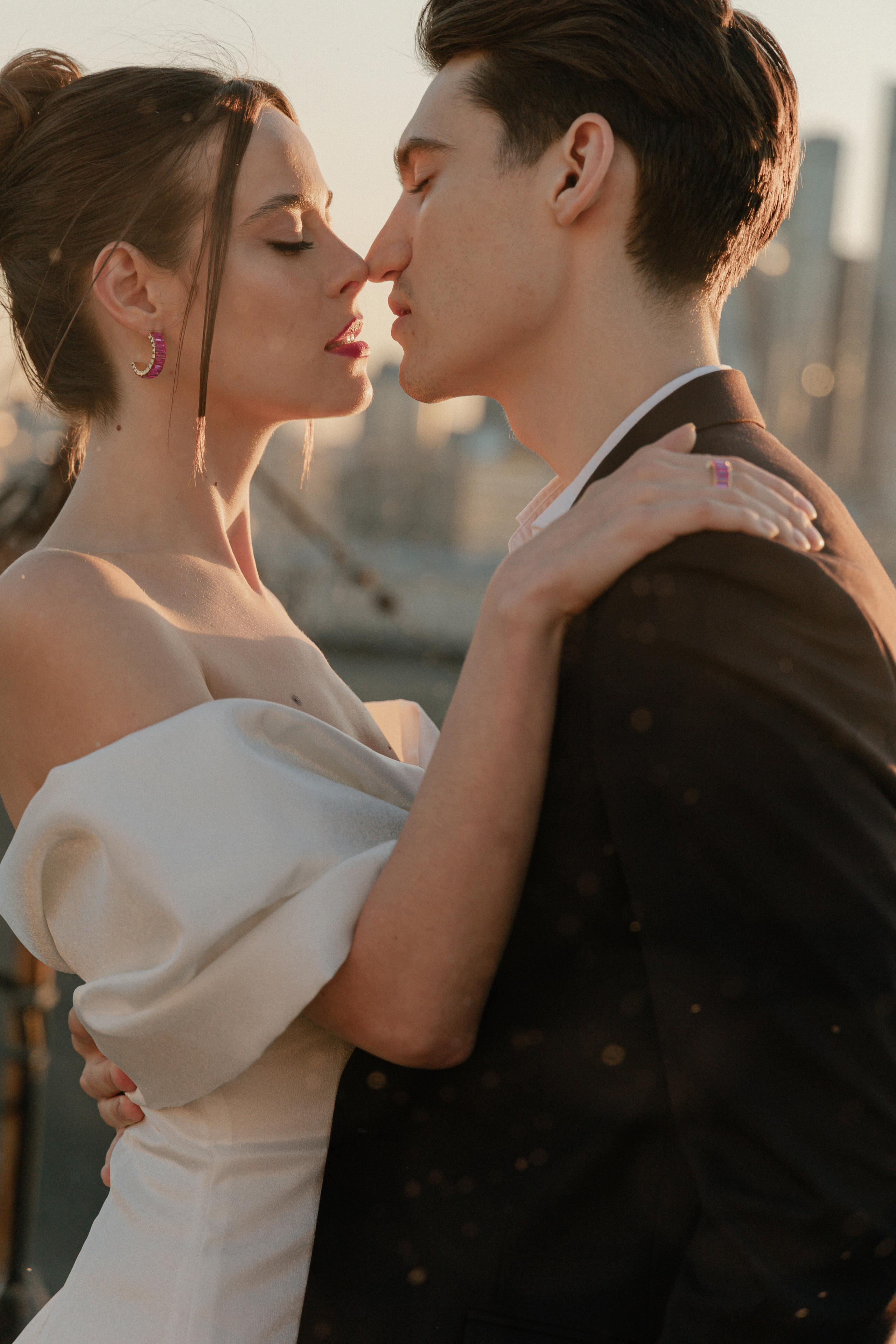 Дмитрий и Катерина: закат на крыше АРХИВ. Свадебный фотограф Москва