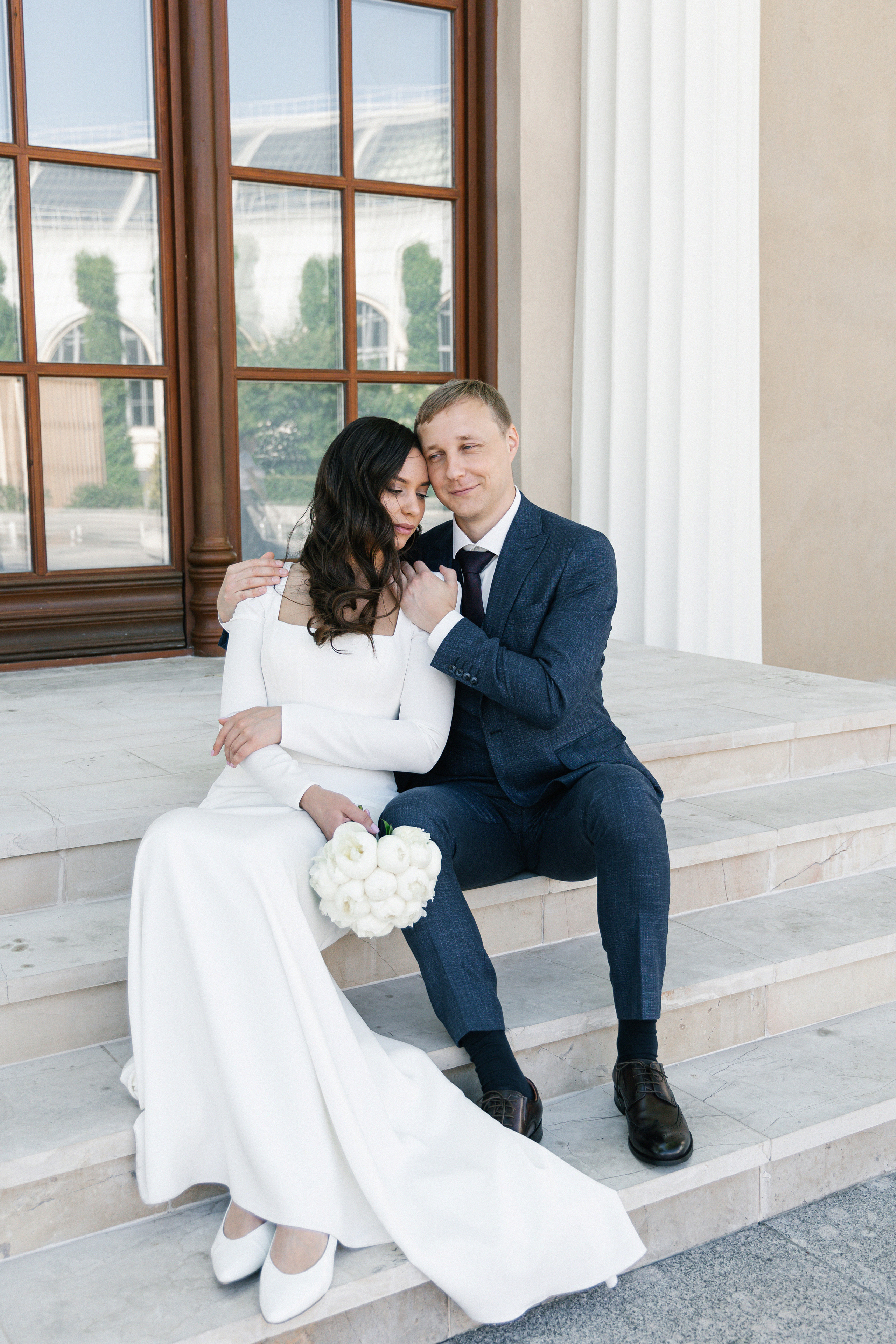 АРХИВ Мария и Евгений: ВДНХ. Свадебный фотограф Москва