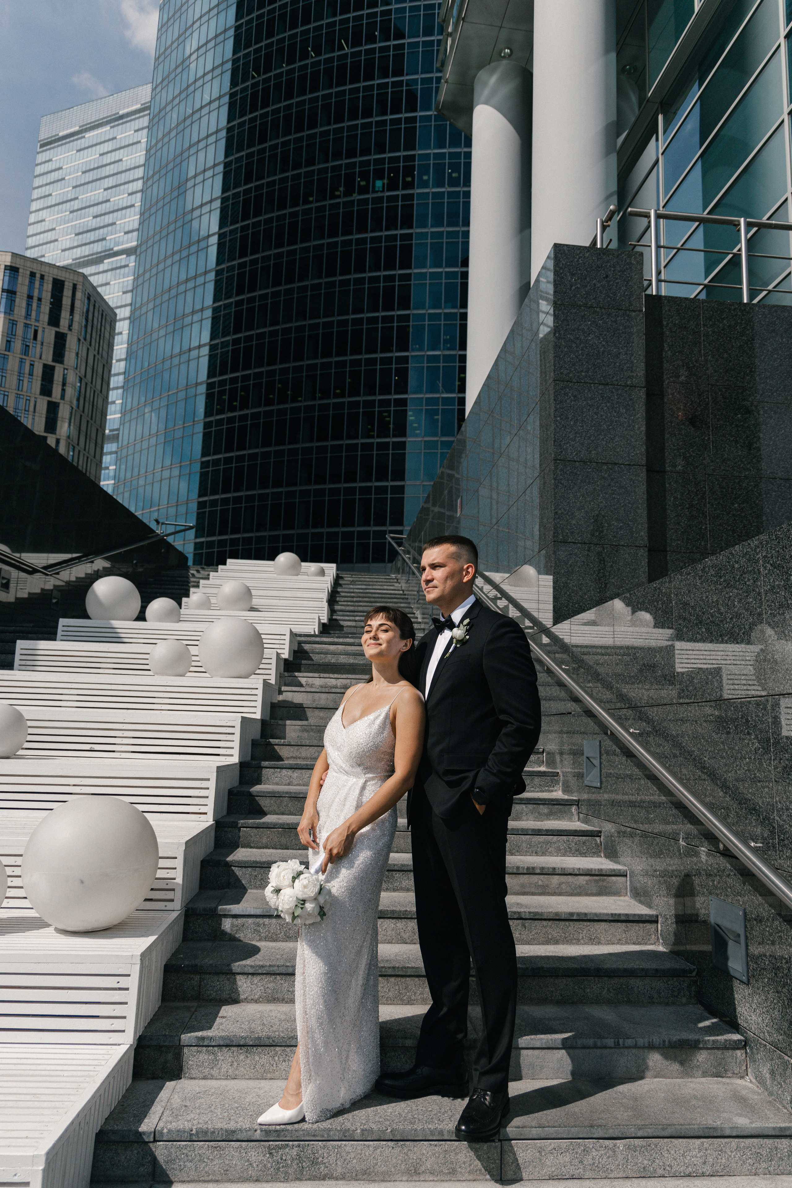 АРХИВ Тамара и Кирилл: М.Сити, Бердс, Большой Театр, отель Украина. Свадебный фотограф Москва