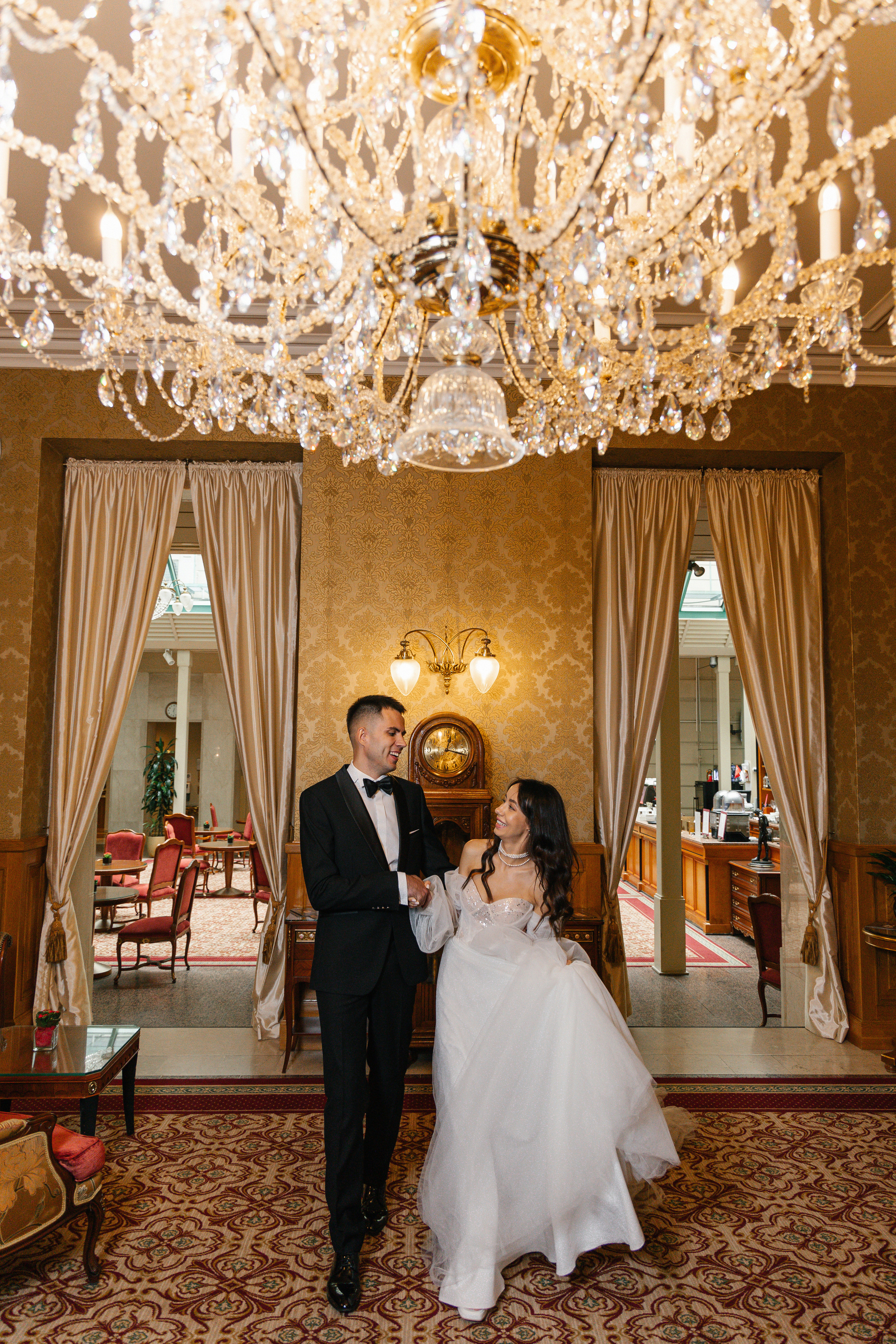 Полина и Никита: отель НАЦИОНАЛЬ АРХИВ. Свадебный фотограф Москва