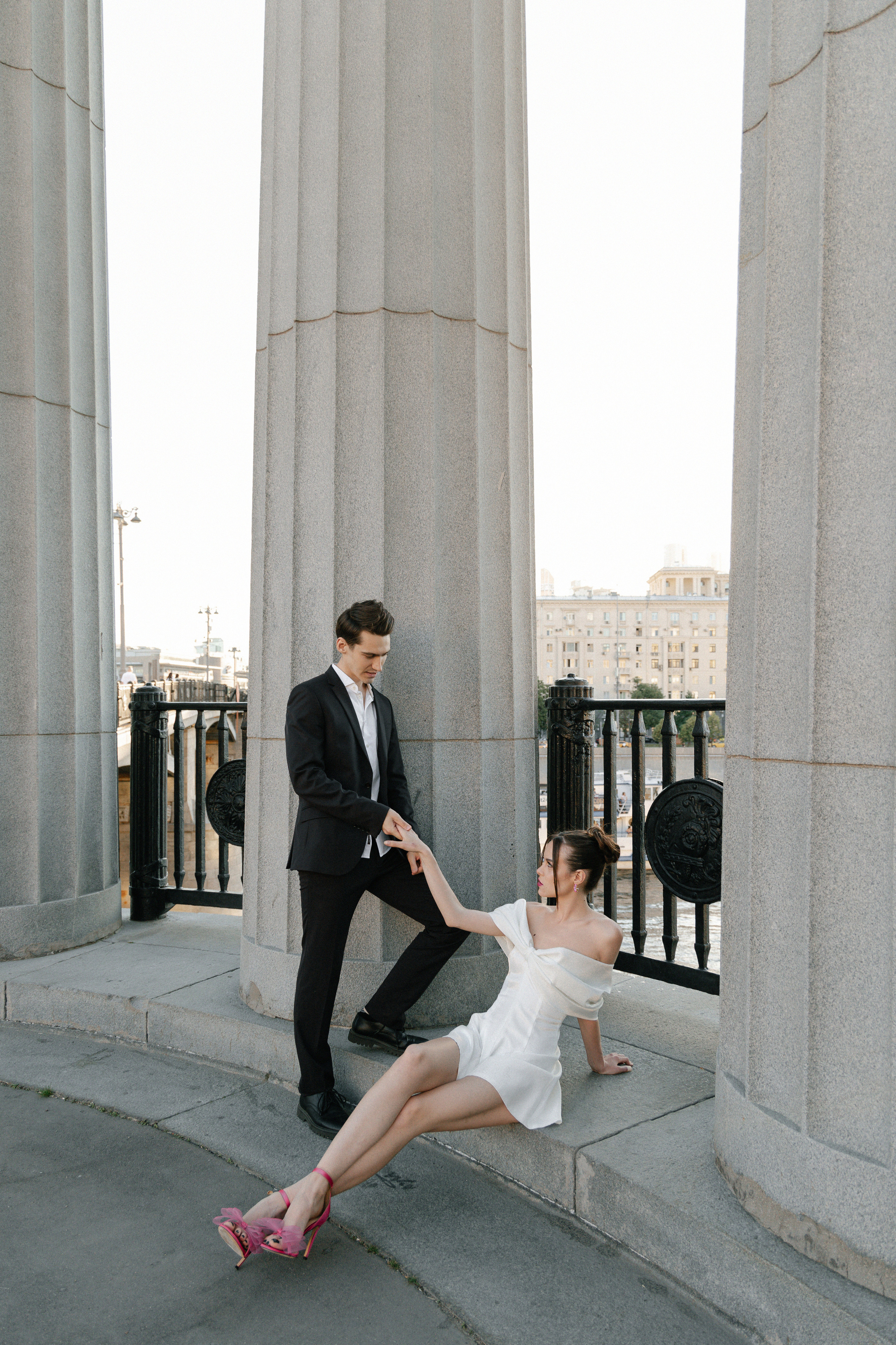 Дмитрий и Катерина: закат на крыше АРХИВ. Свадебный фотограф Москва