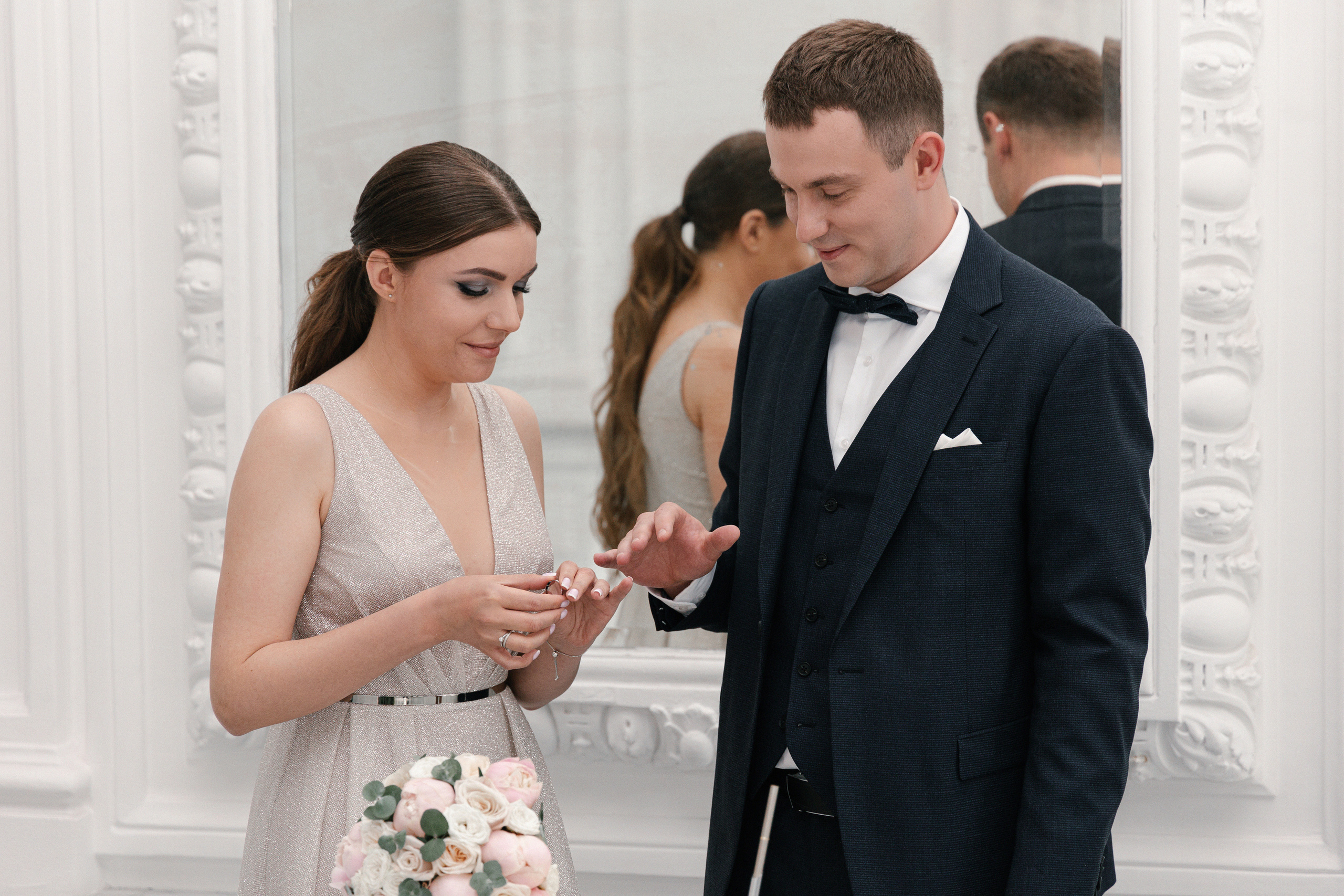 АРХИВ Елена и Олег: Кусково. Свадебный фотограф Москва