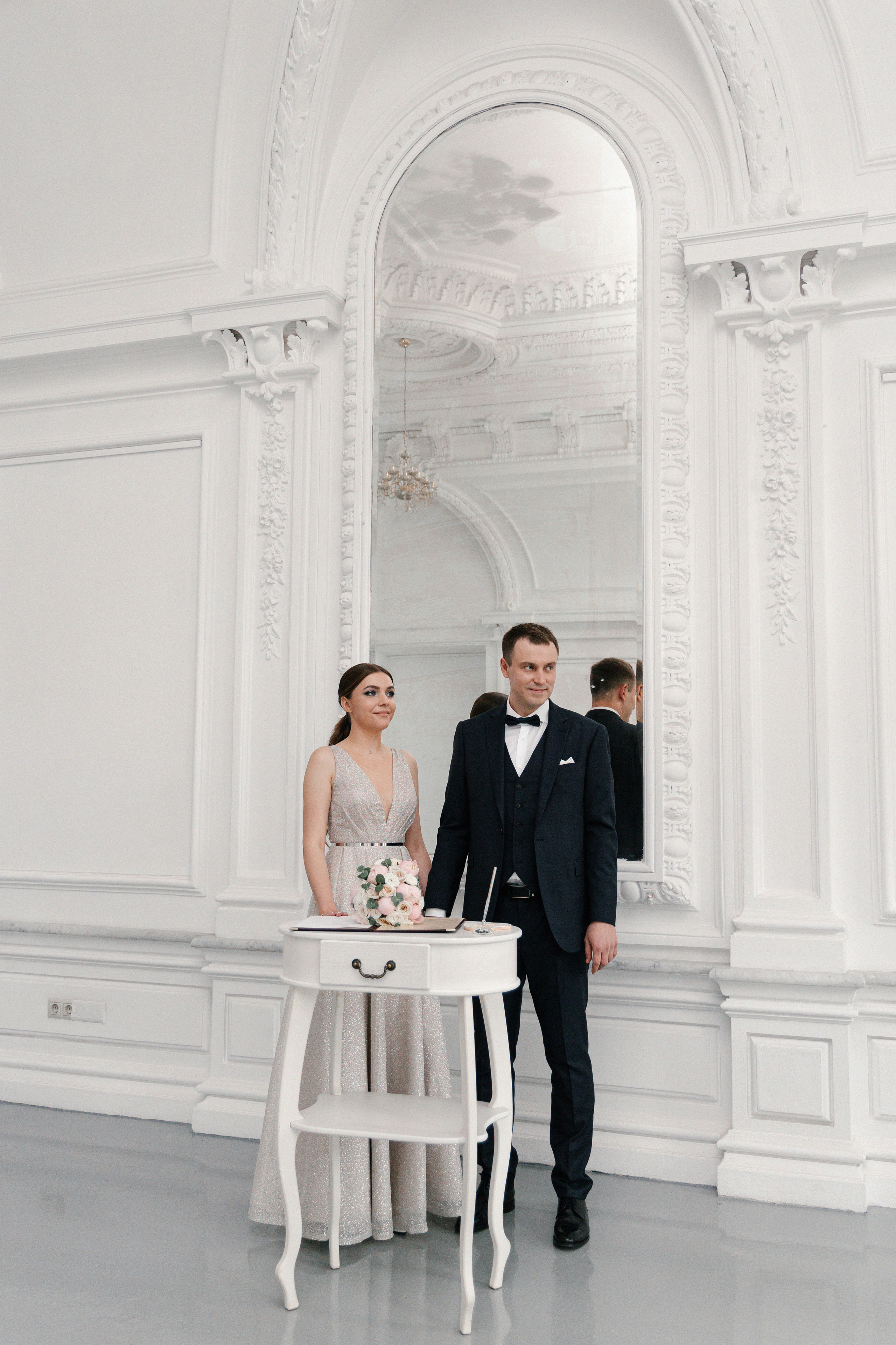 АРХИВ Елена и Олег: Кусково. Свадебный фотограф Москва