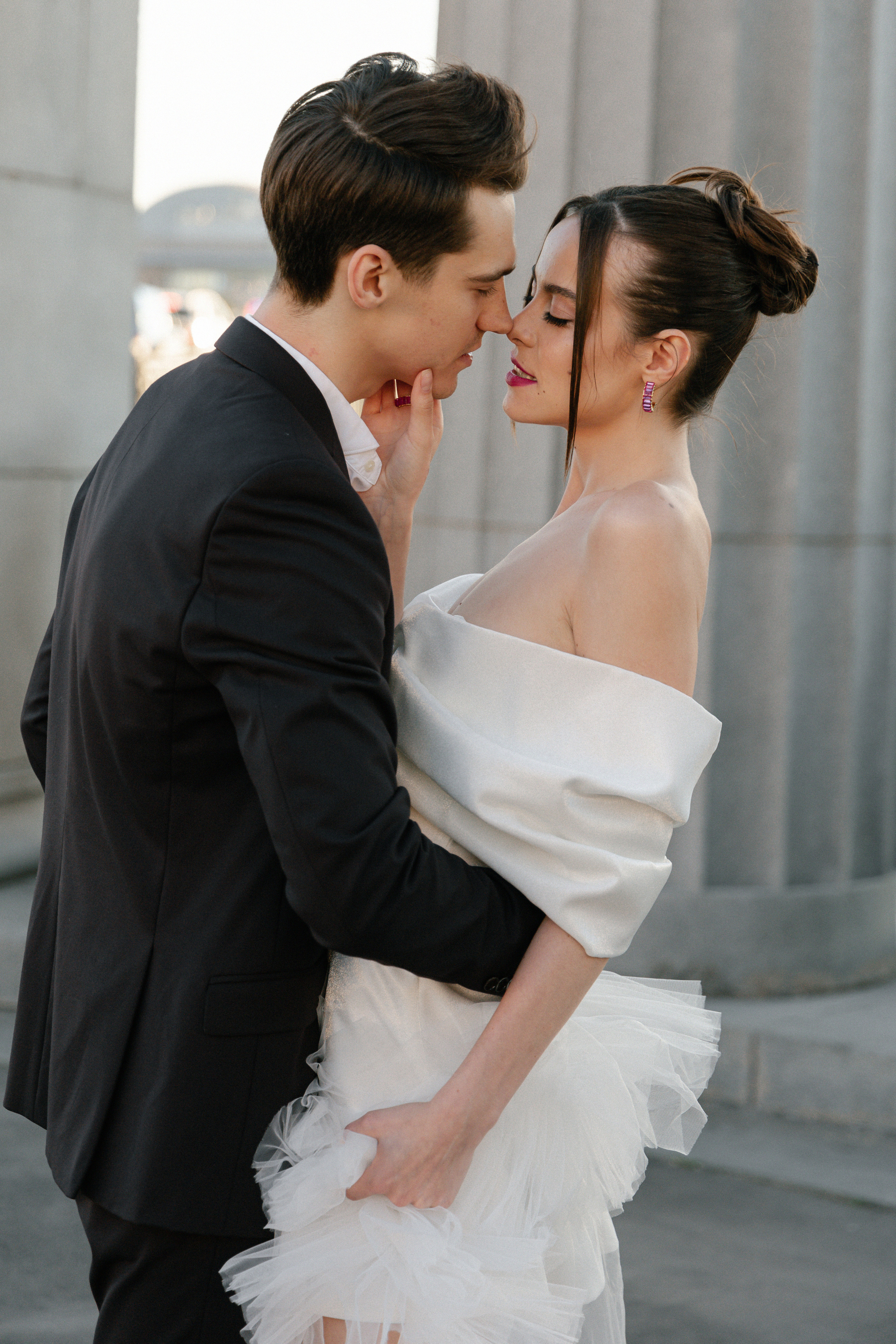 Дмитрий и Катерина: закат на крыше АРХИВ. Свадебный фотограф Москва