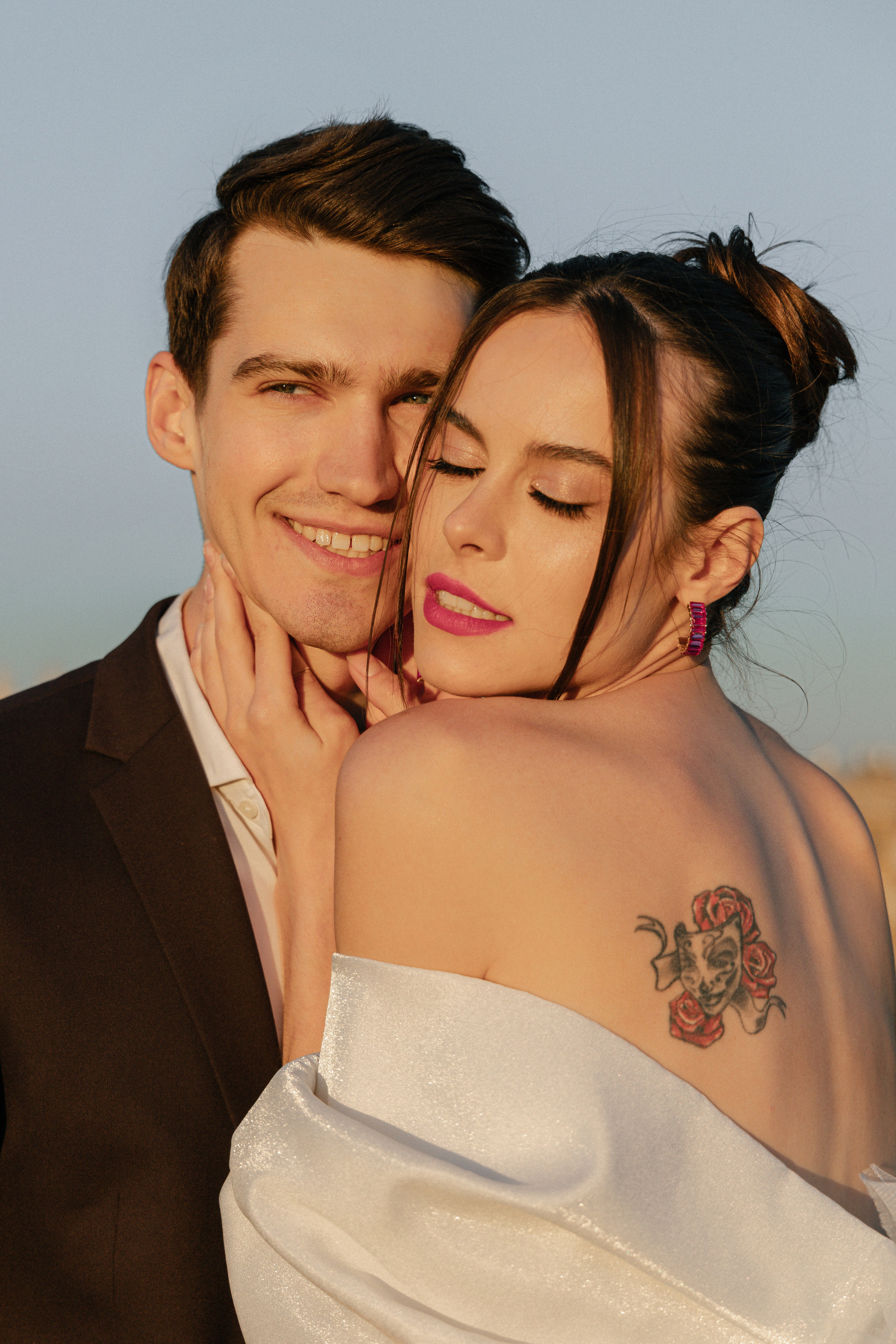 Дмитрий и Катерина: закат на крыше АРХИВ. Свадебный фотограф Москва