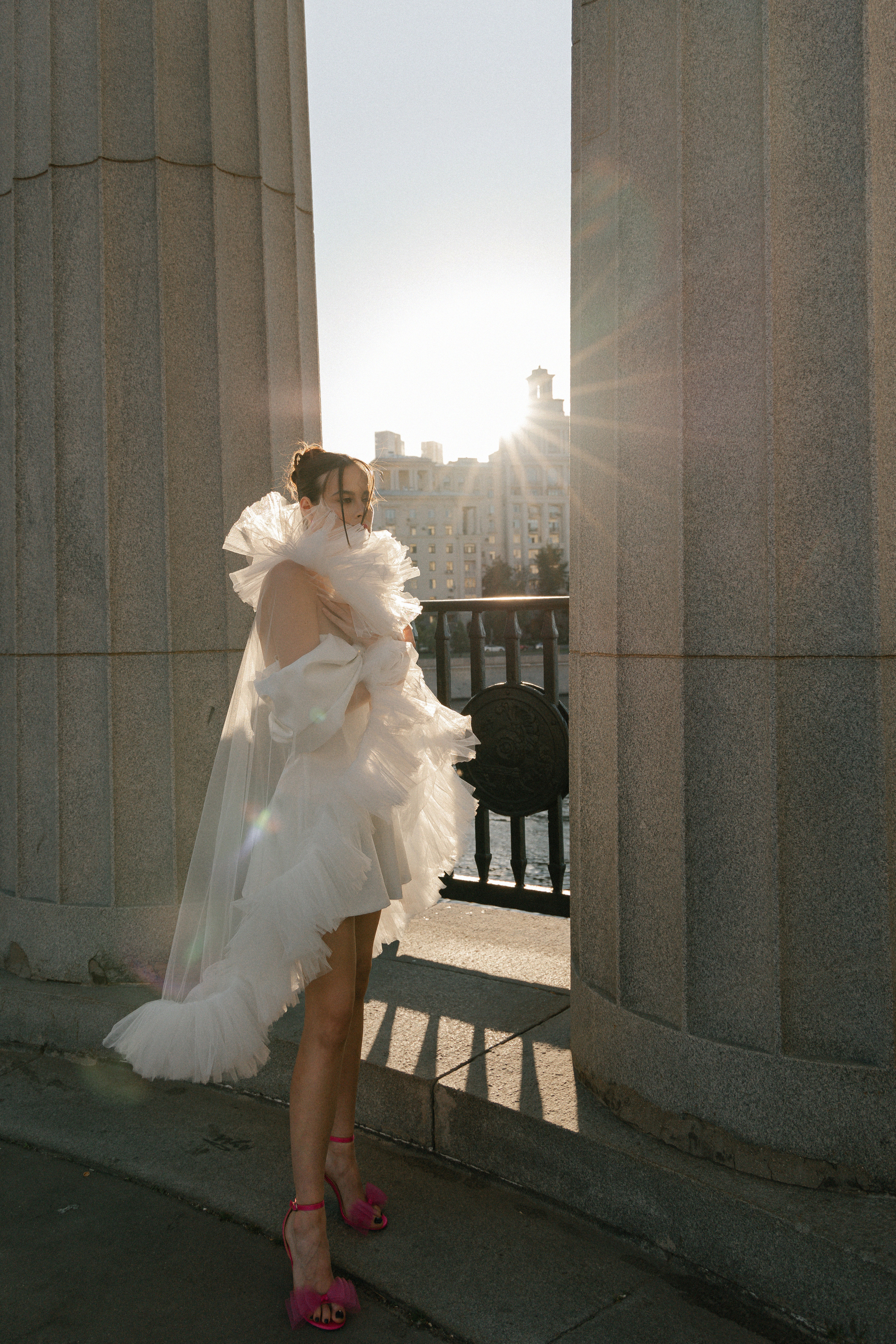 Дмитрий и Катерина: закат на крыше АРХИВ. Свадебный фотограф Москва