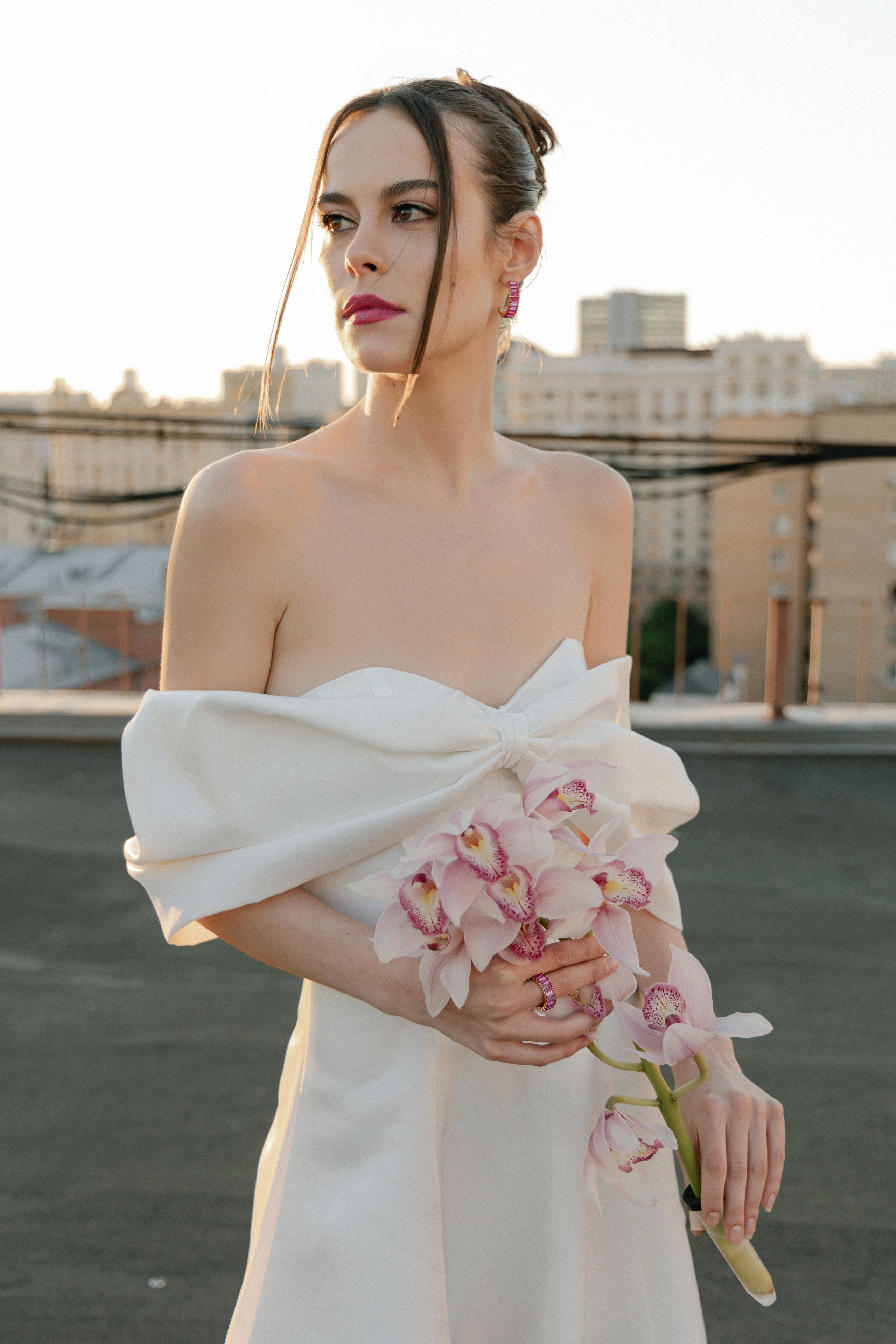 Дмитрий и Катерина: закат на крыше АРХИВ. Свадебный фотограф Москва