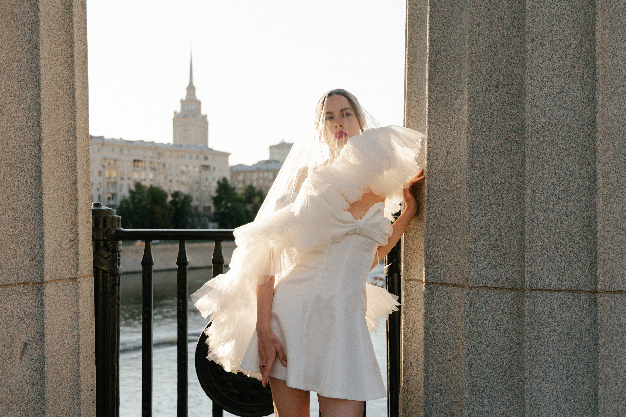 Дмитрий и Катерина: закат на крыше АРХИВ. Свадебный фотограф Москва