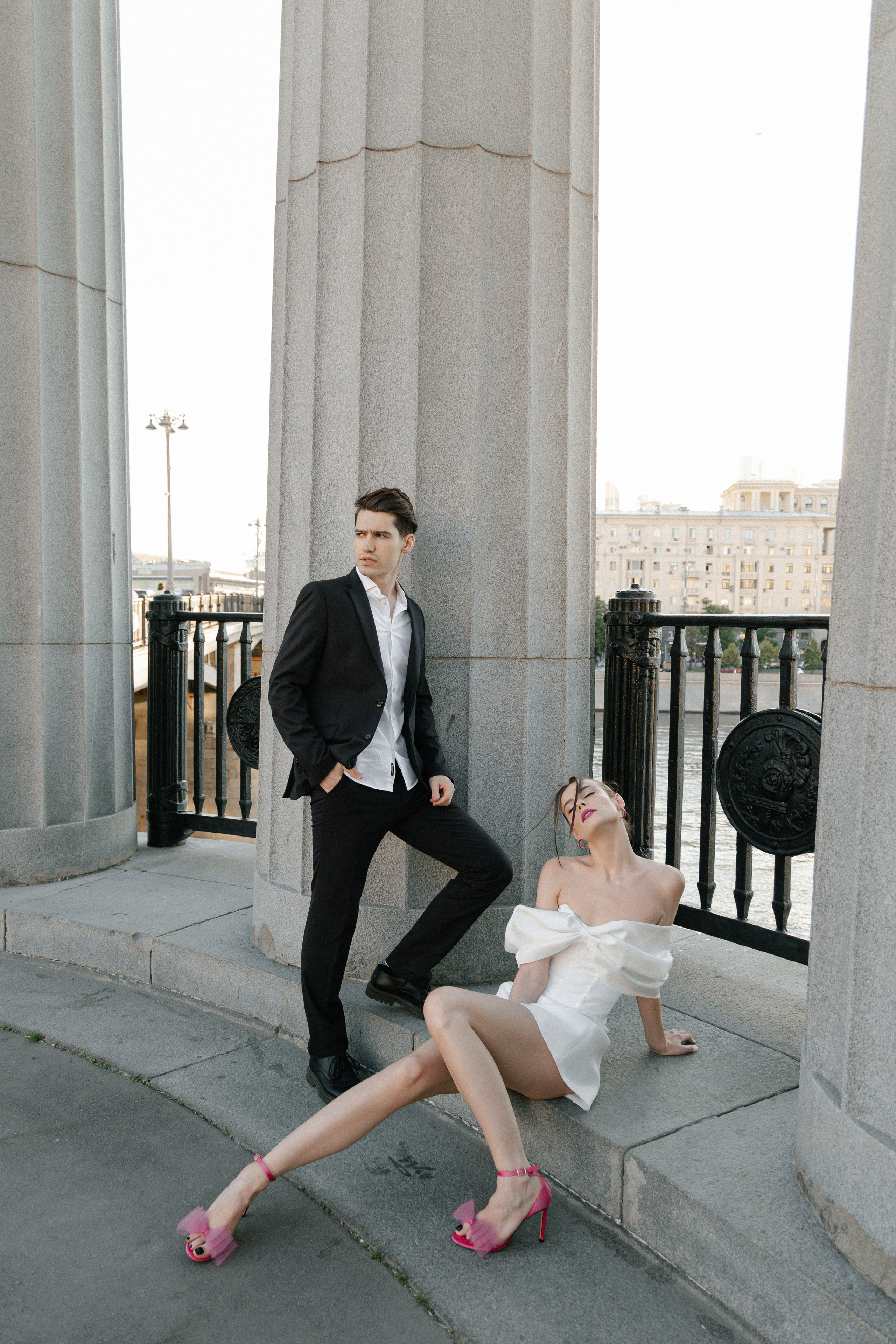 Дмитрий и Катерина: закат на крыше АРХИВ. Свадебный фотограф Москва