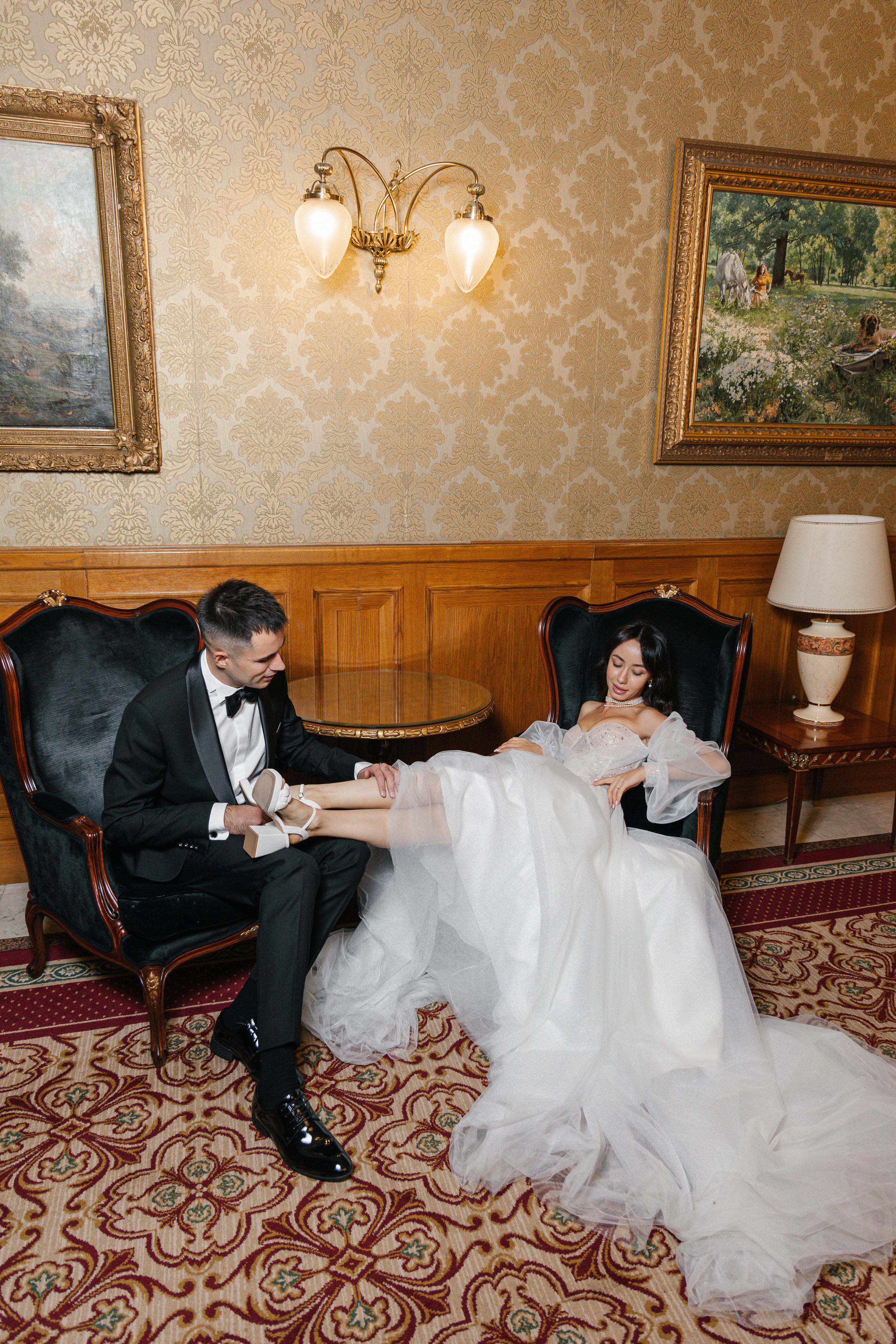 Полина и Никита: отель НАЦИОНАЛЬ АРХИВ. Свадебный фотограф Москва