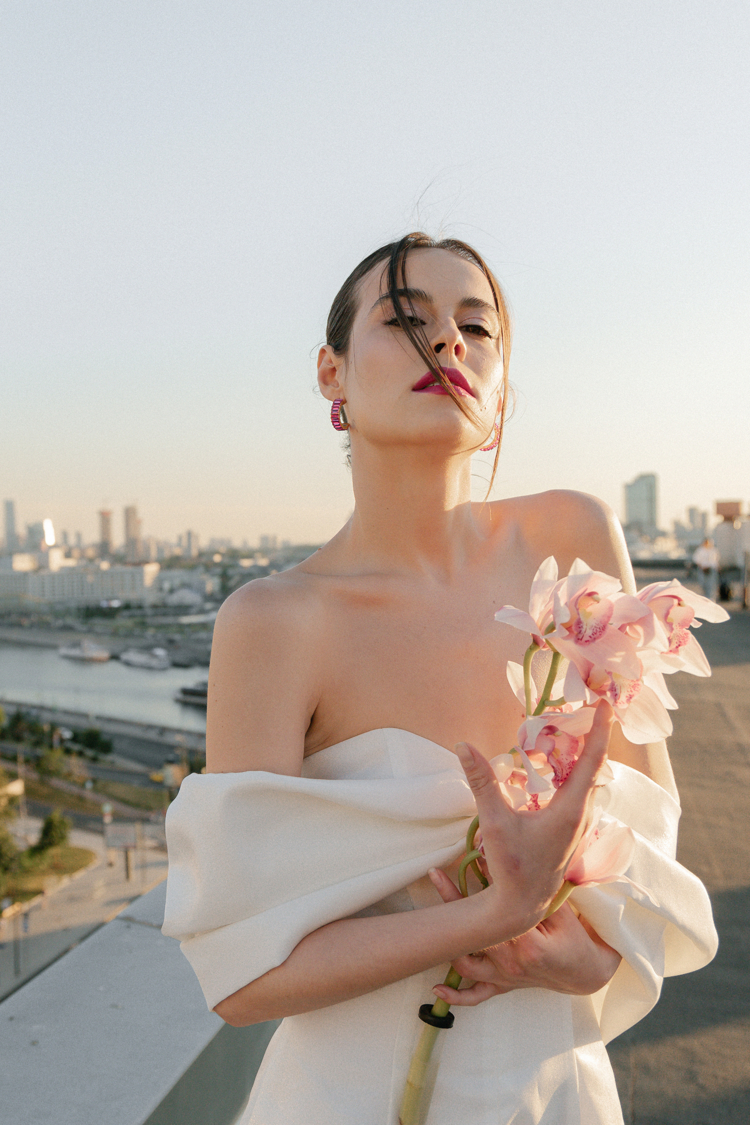 Дмитрий и Катерина: закат на крыше АРХИВ. Свадебный фотограф Москва