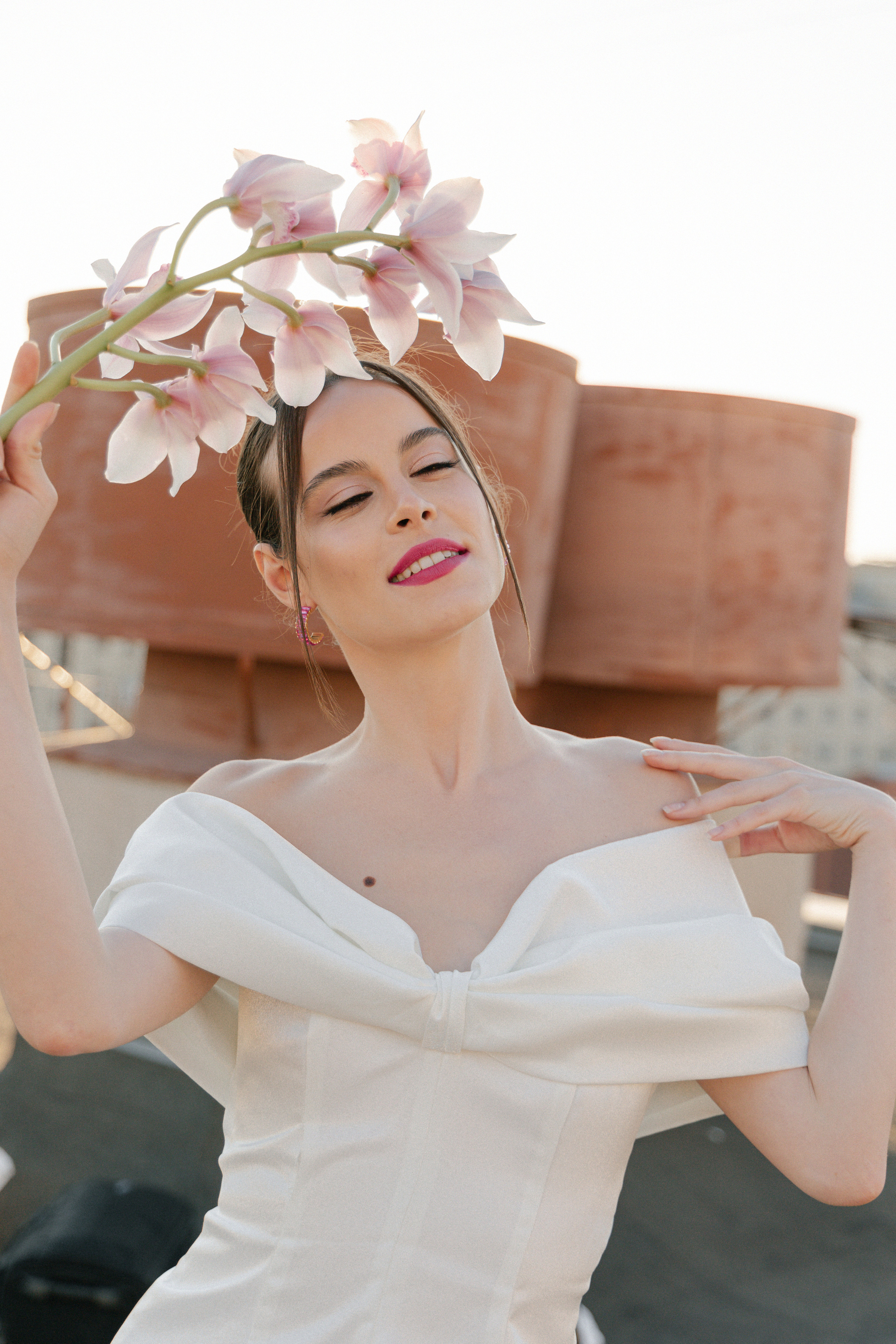 Дмитрий и Катерина: закат на крыше АРХИВ. Свадебный фотограф Москва