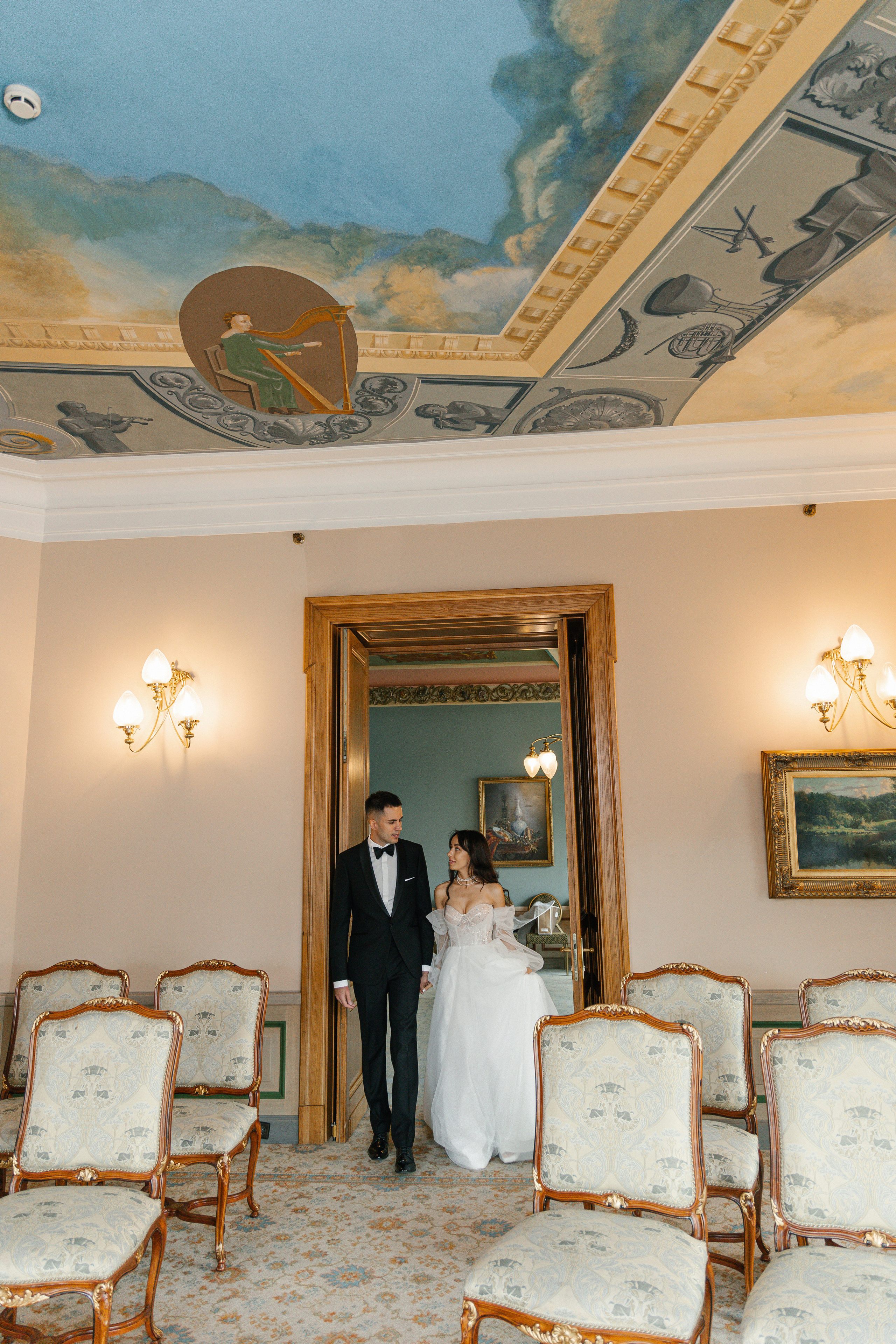 Полина и Никита: отель НАЦИОНАЛЬ АРХИВ. Свадебный фотограф Москва