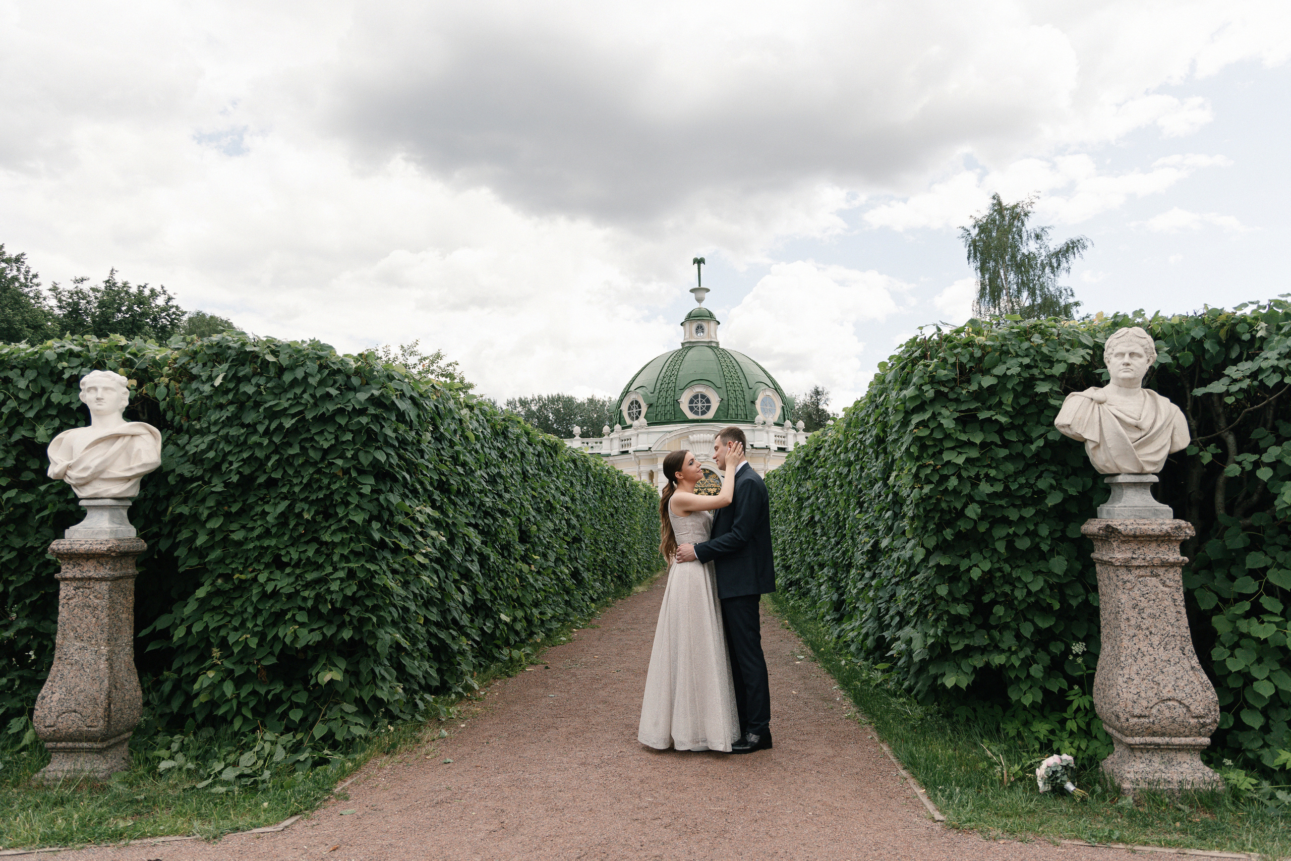 АРХИВ Елена и Олег: Кусково. Свадебный фотограф Москва