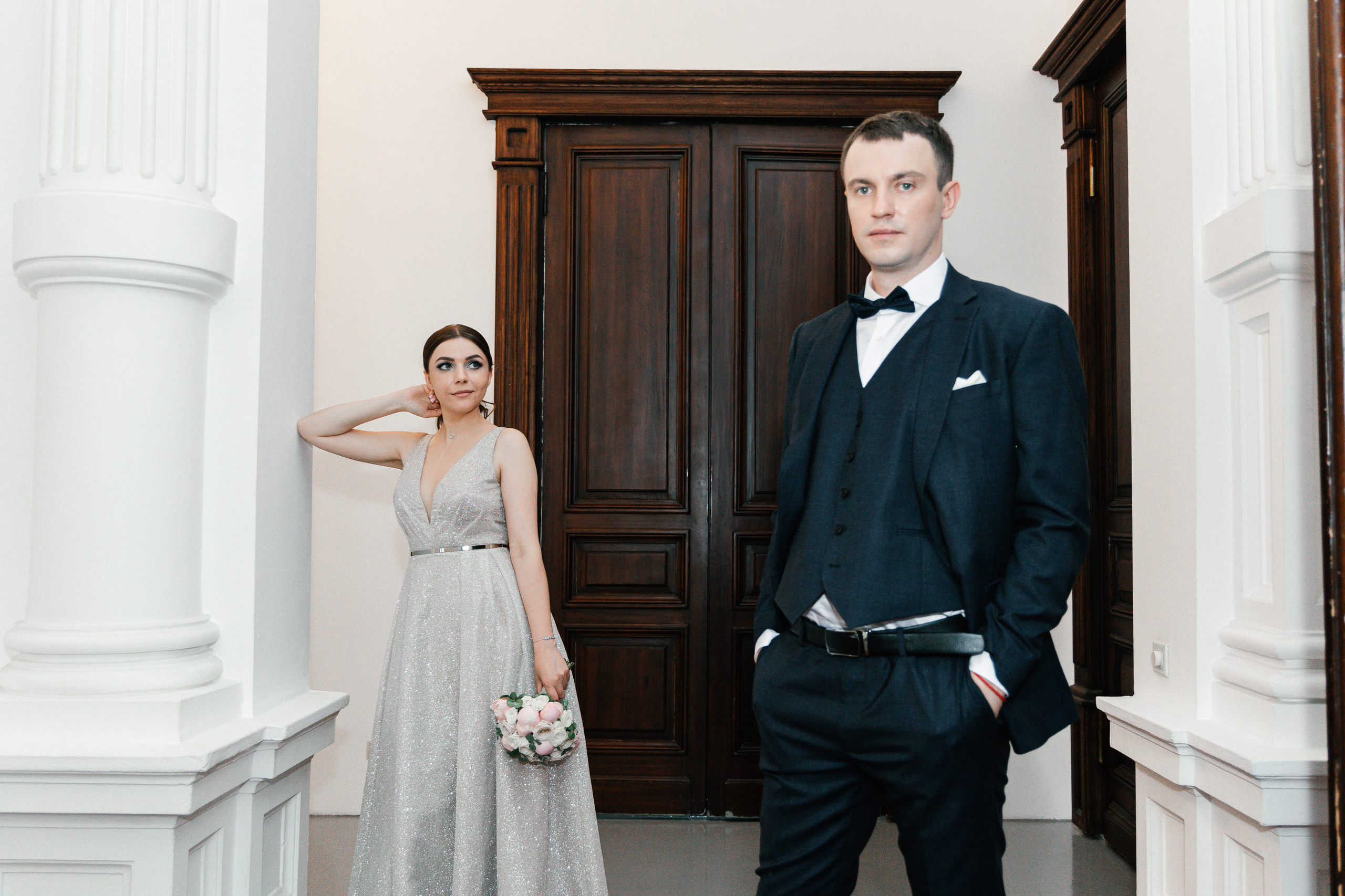 АРХИВ Елена и Олег: Кусково. Свадебный фотограф Москва