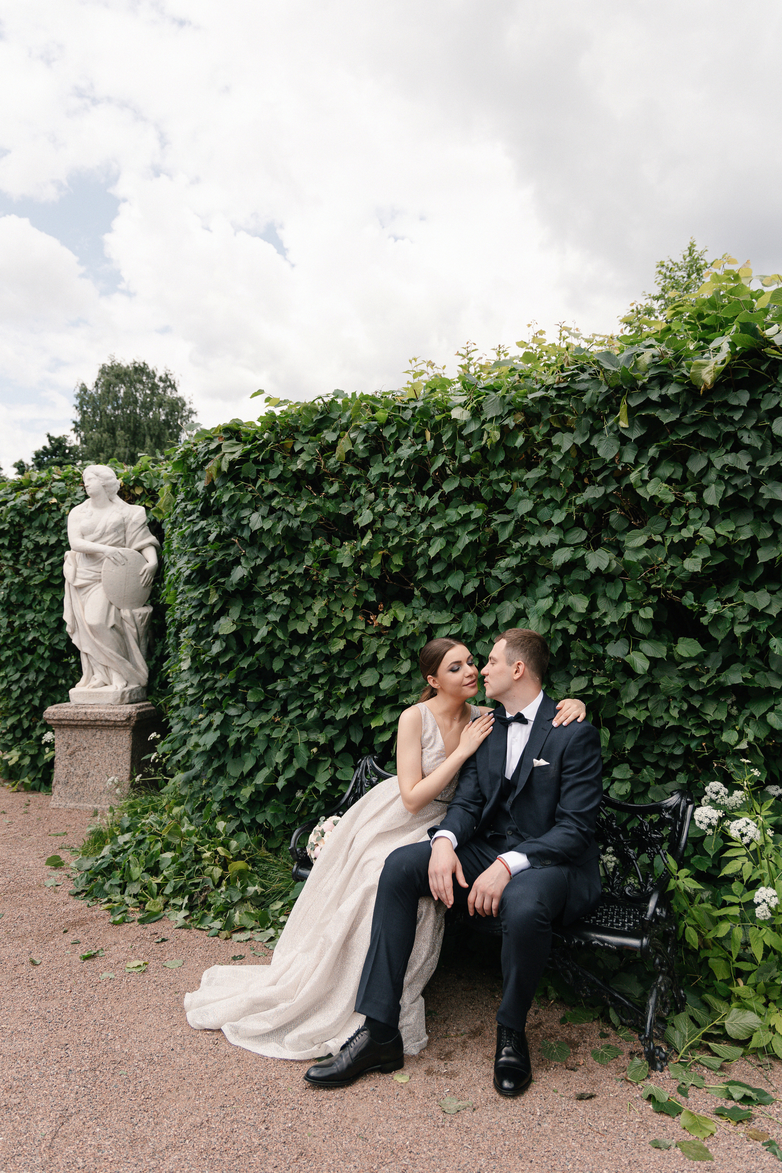 АРХИВ Елена и Олег: Кусково. Свадебный фотограф Москва