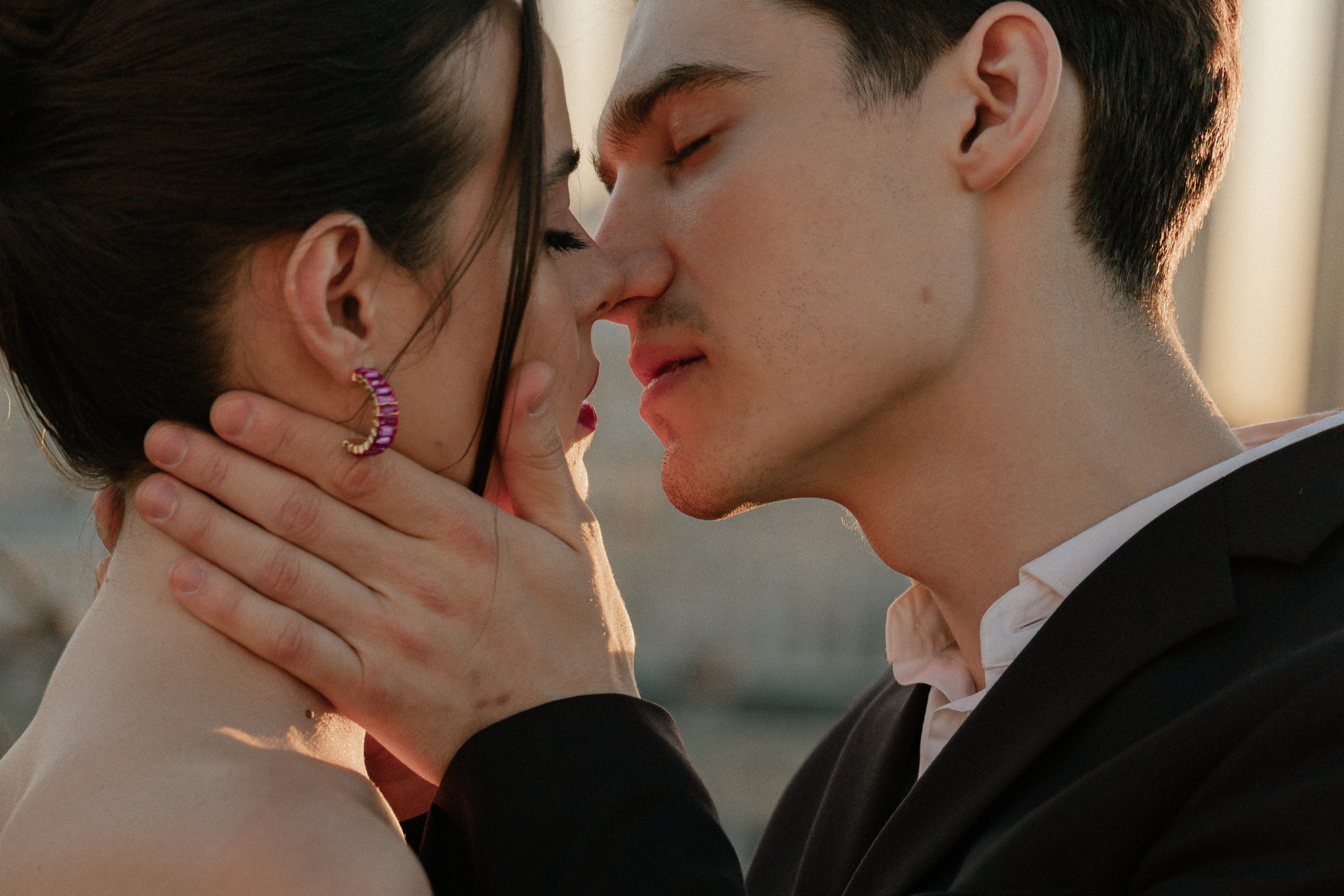 Дмитрий и Катерина: закат на крыше АРХИВ. Свадебный фотограф Москва