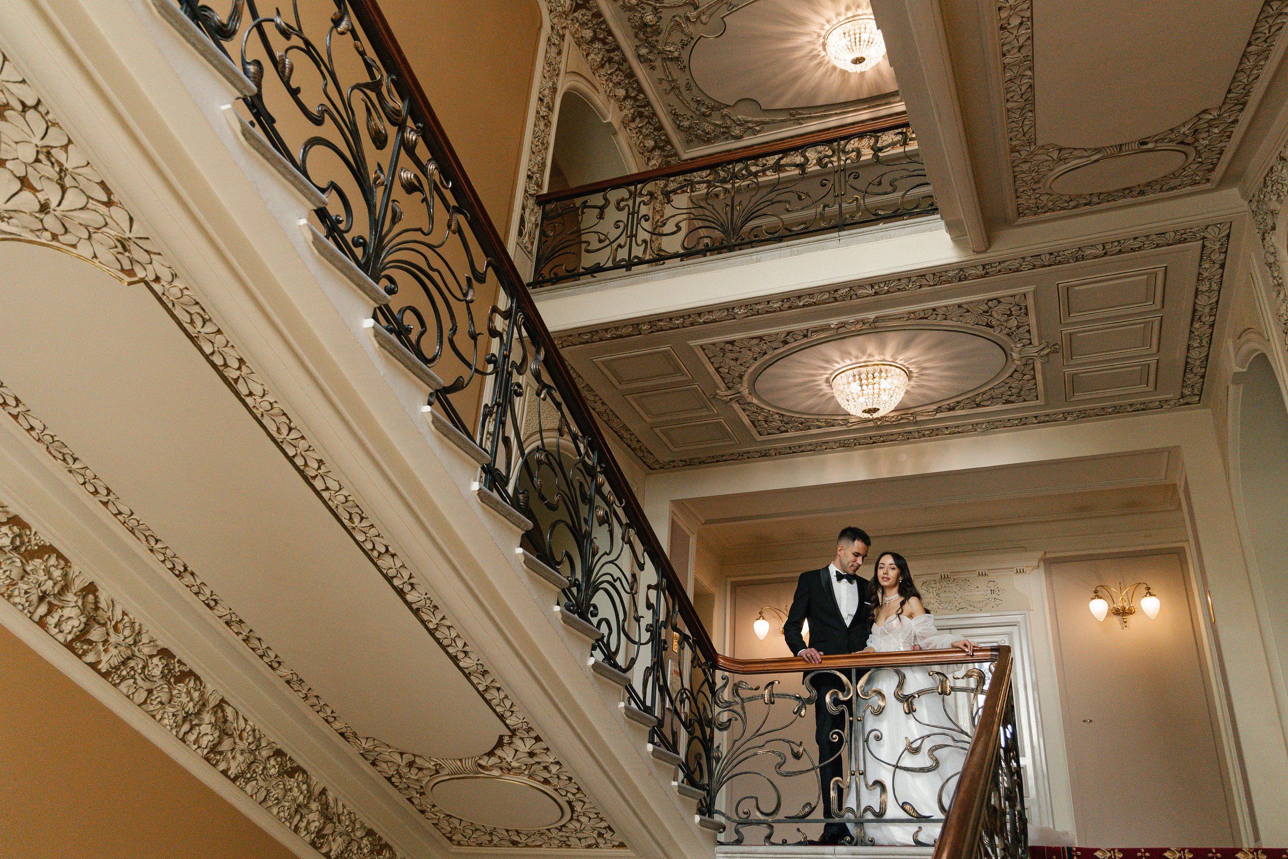 Полина и Никита: отель НАЦИОНАЛЬ АРХИВ. Свадебный фотограф Москва