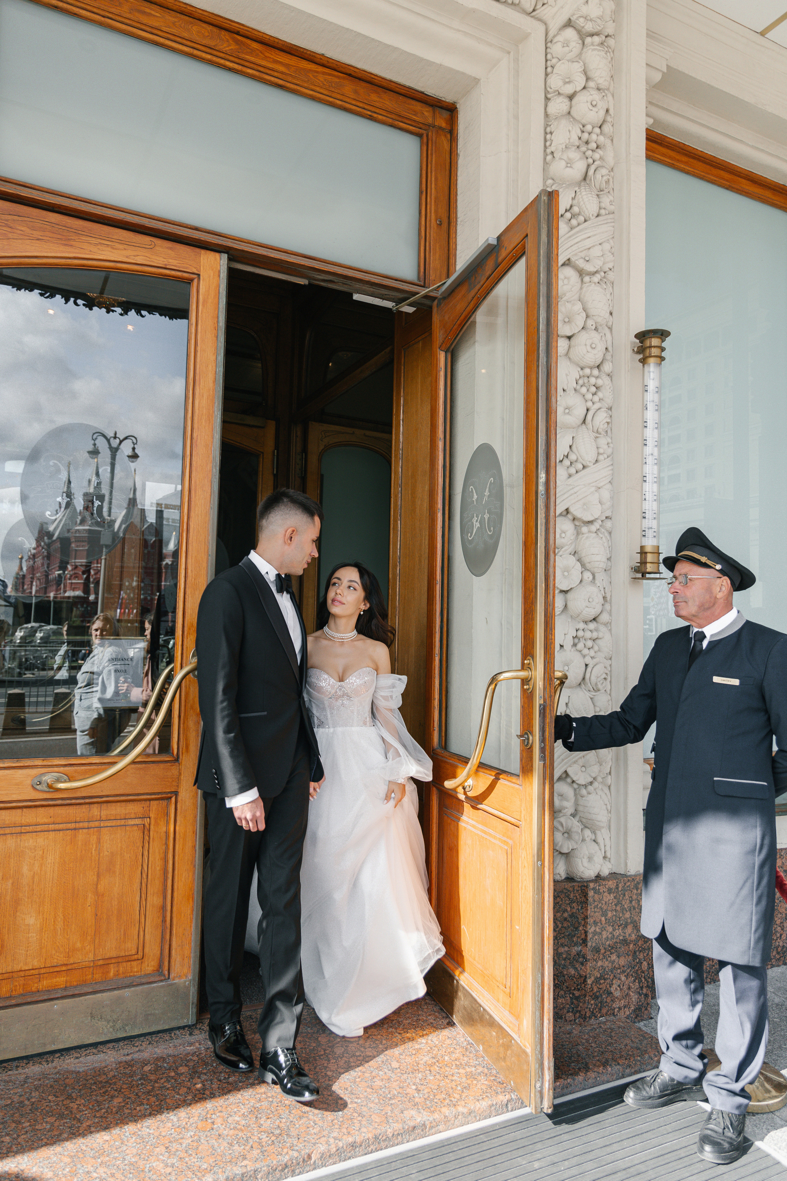 Полина и Никита: отель НАЦИОНАЛЬ АРХИВ. Свадебный фотограф Москва