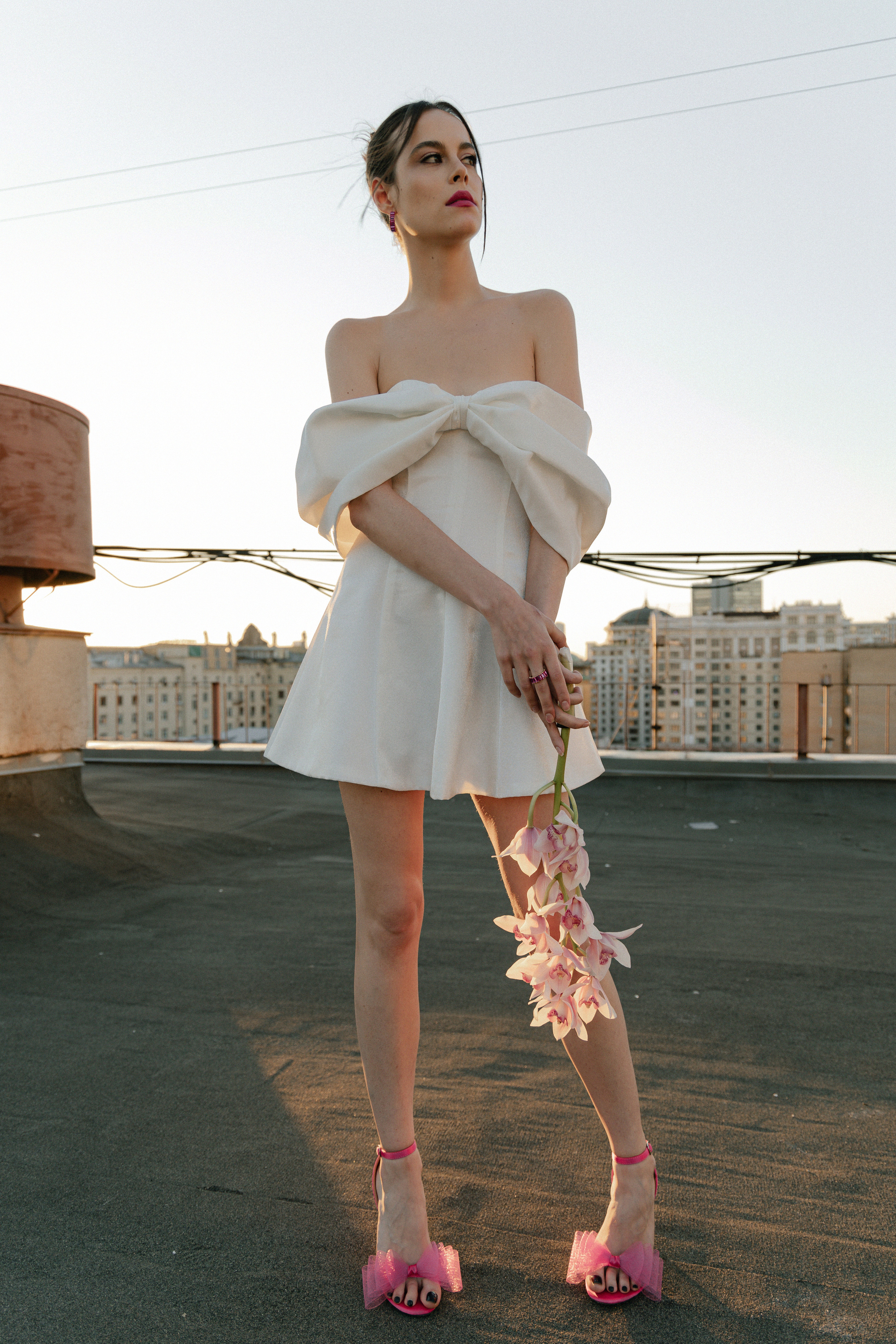 Дмитрий и Катерина: закат на крыше АРХИВ. Свадебный фотограф Москва