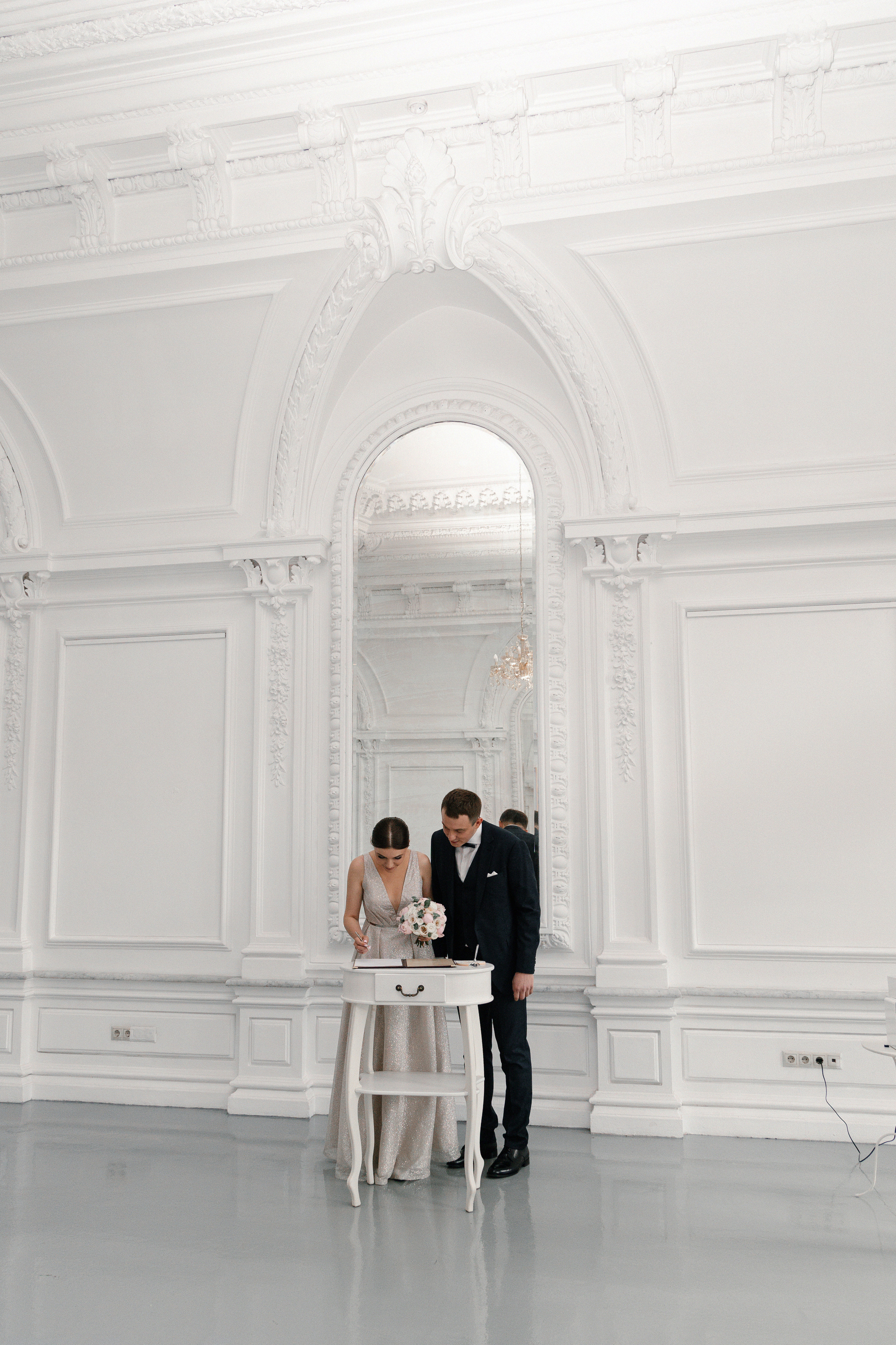 АРХИВ Елена и Олег: Кусково. Свадебный фотограф Москва