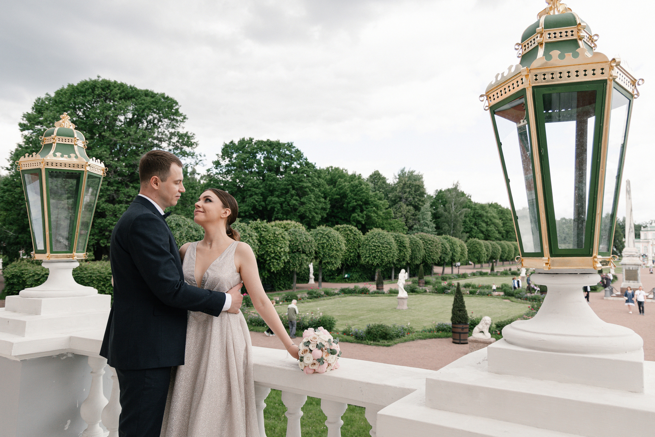 АРХИВ Елена и Олег: Кусково. Свадебный фотограф Москва