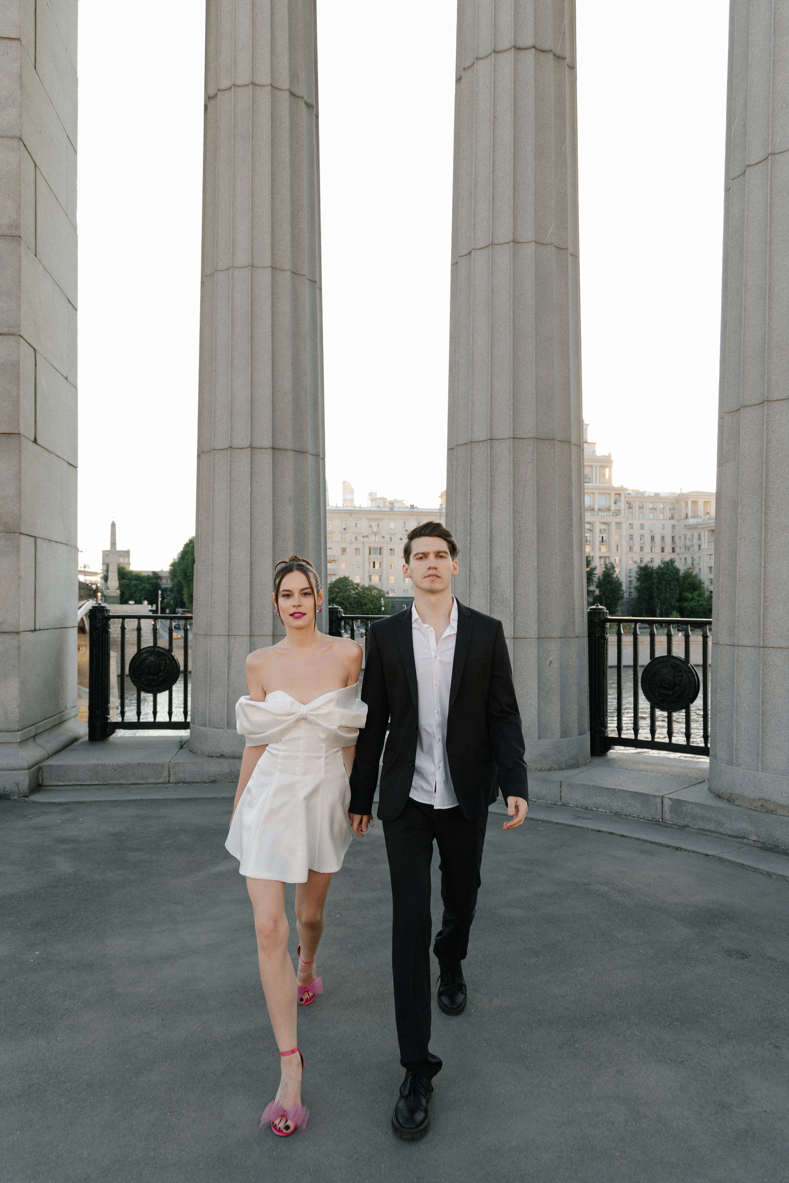 Дмитрий и Катерина: закат на крыше АРХИВ. Свадебный фотограф Москва