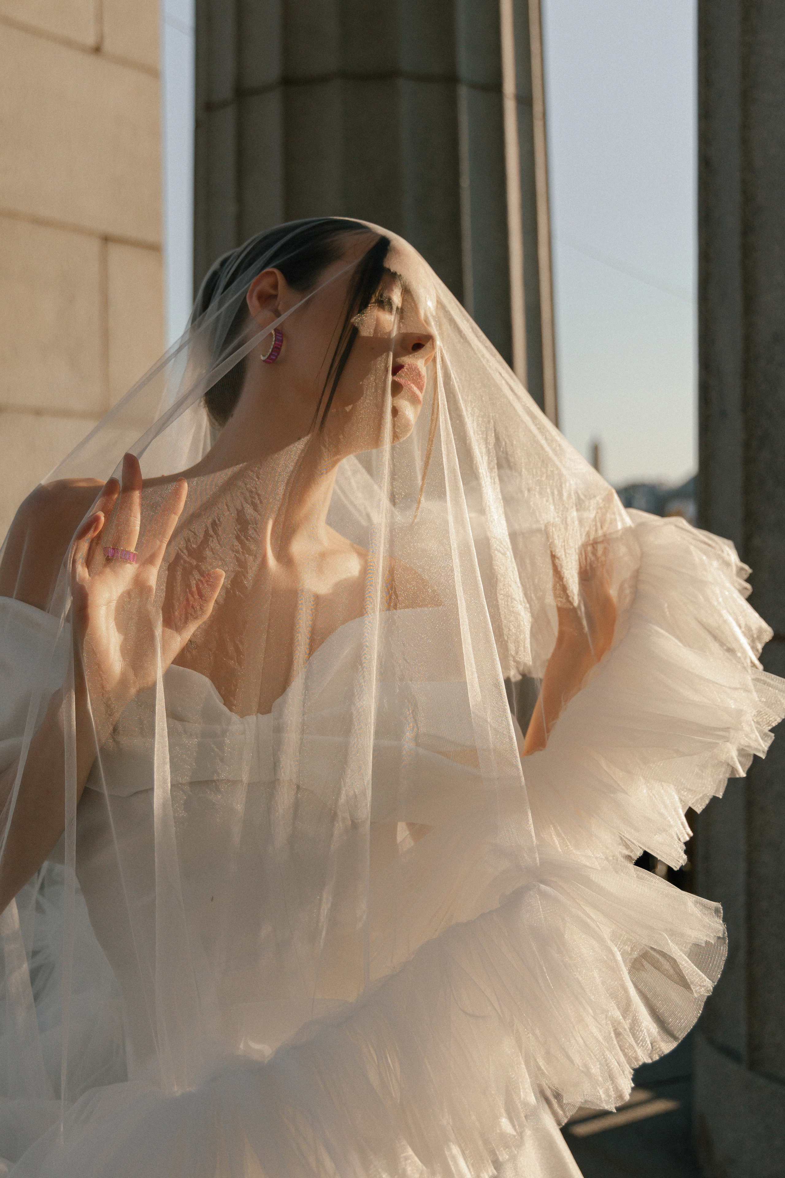 Дмитрий и Катерина: закат на крыше АРХИВ. Свадебный фотограф Москва