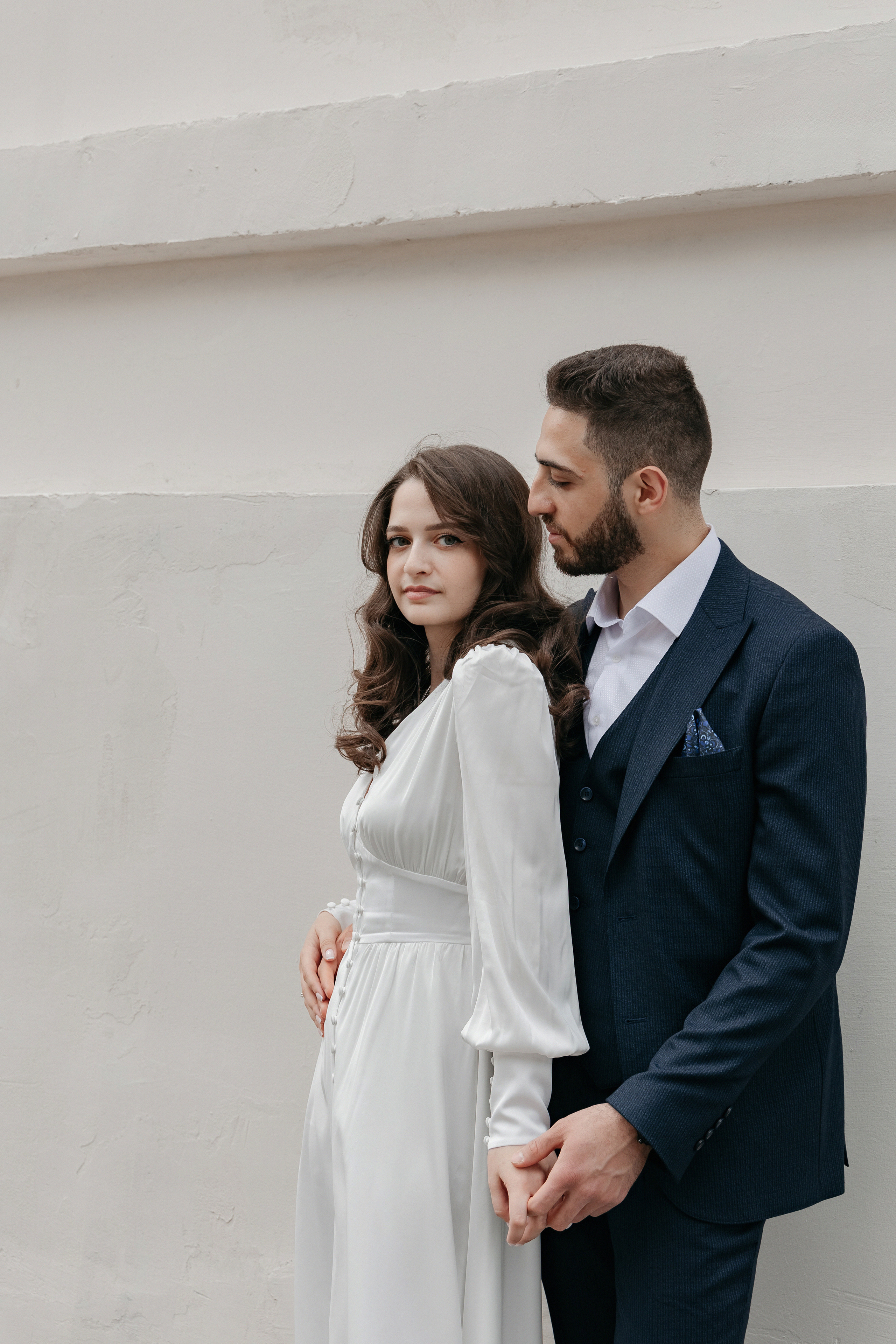 АРХИВ Бэлла и Рауф: прогулка на Котельнической набережной. Свадебный фотограф Москва