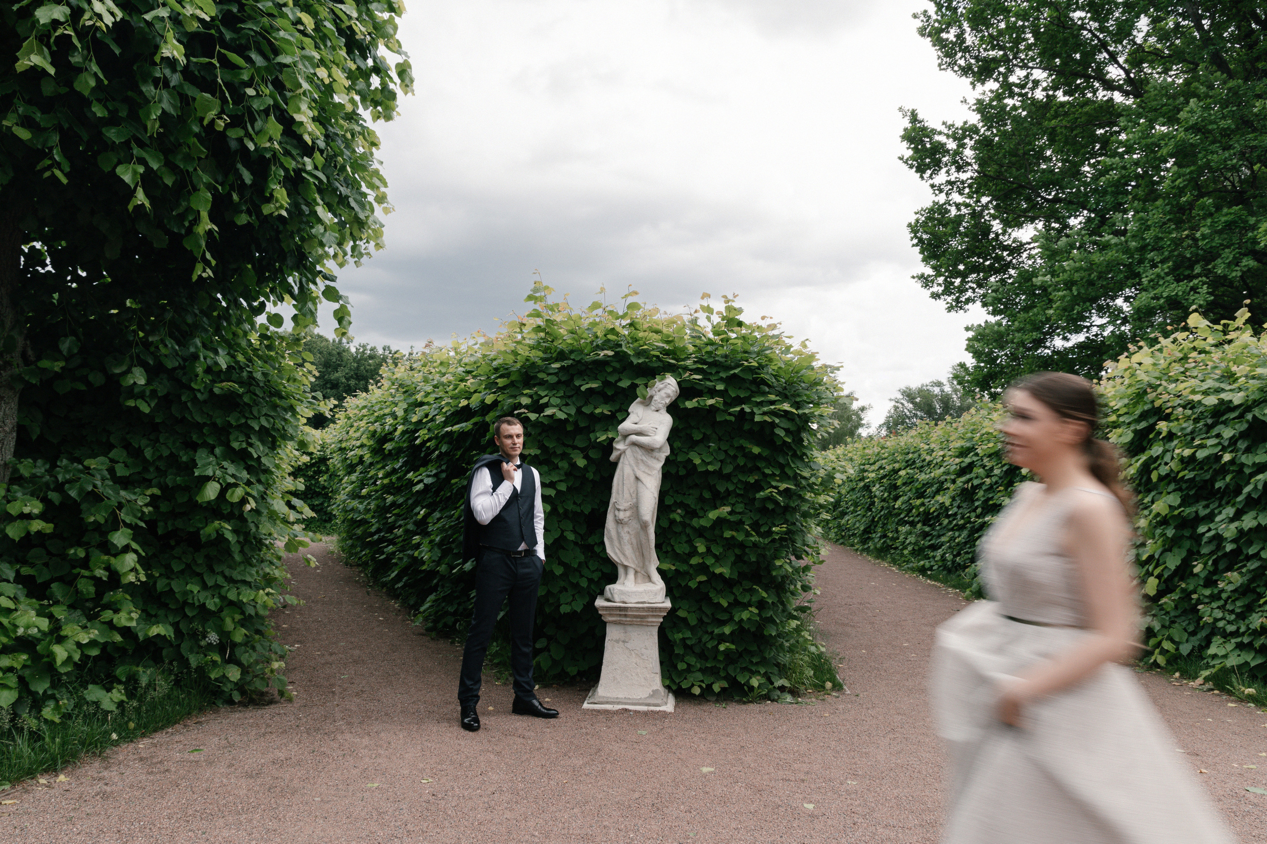 АРХИВ Елена и Олег: Кусково. Свадебный фотограф Москва