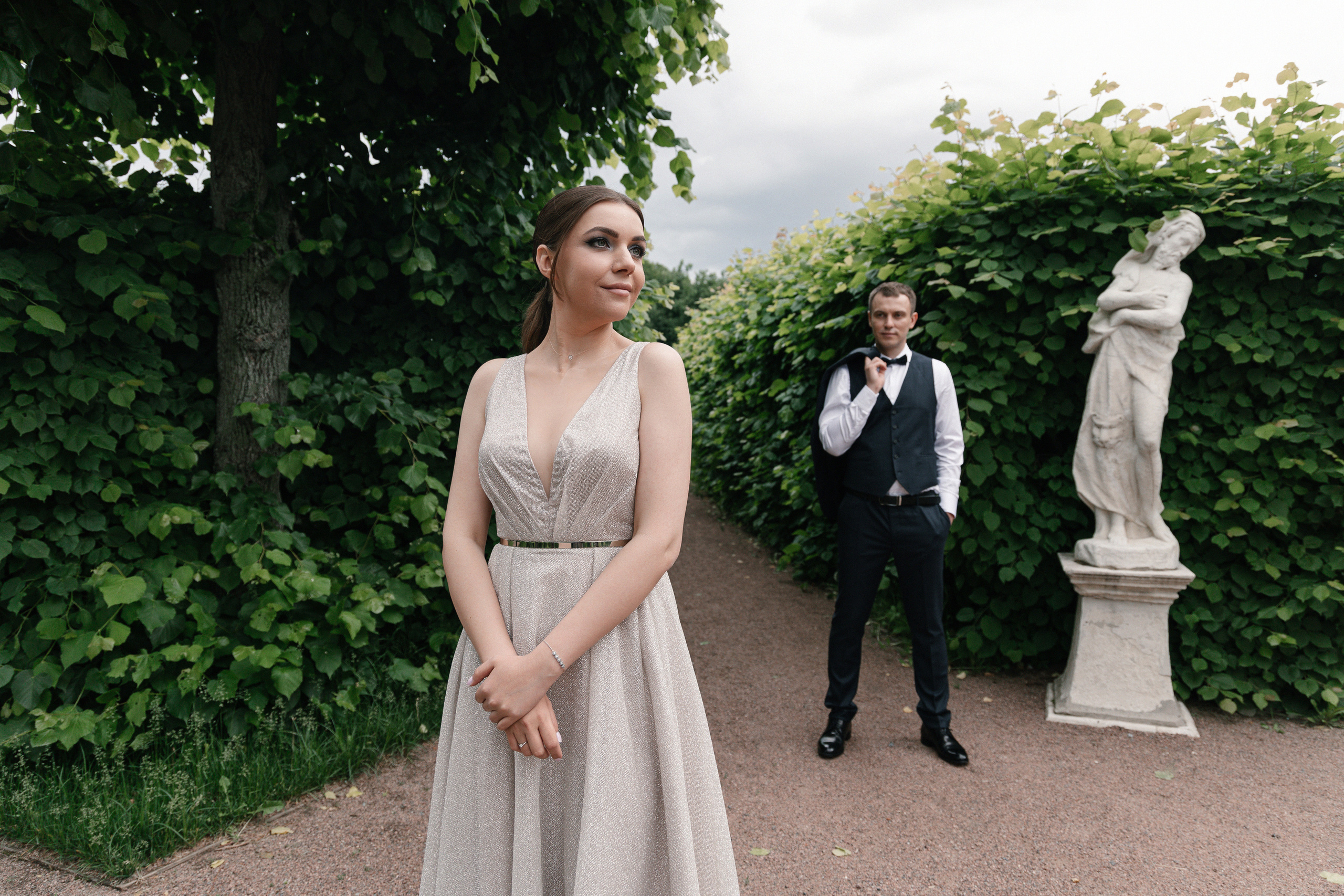 АРХИВ Елена и Олег: Кусково. Свадебный фотограф Москва