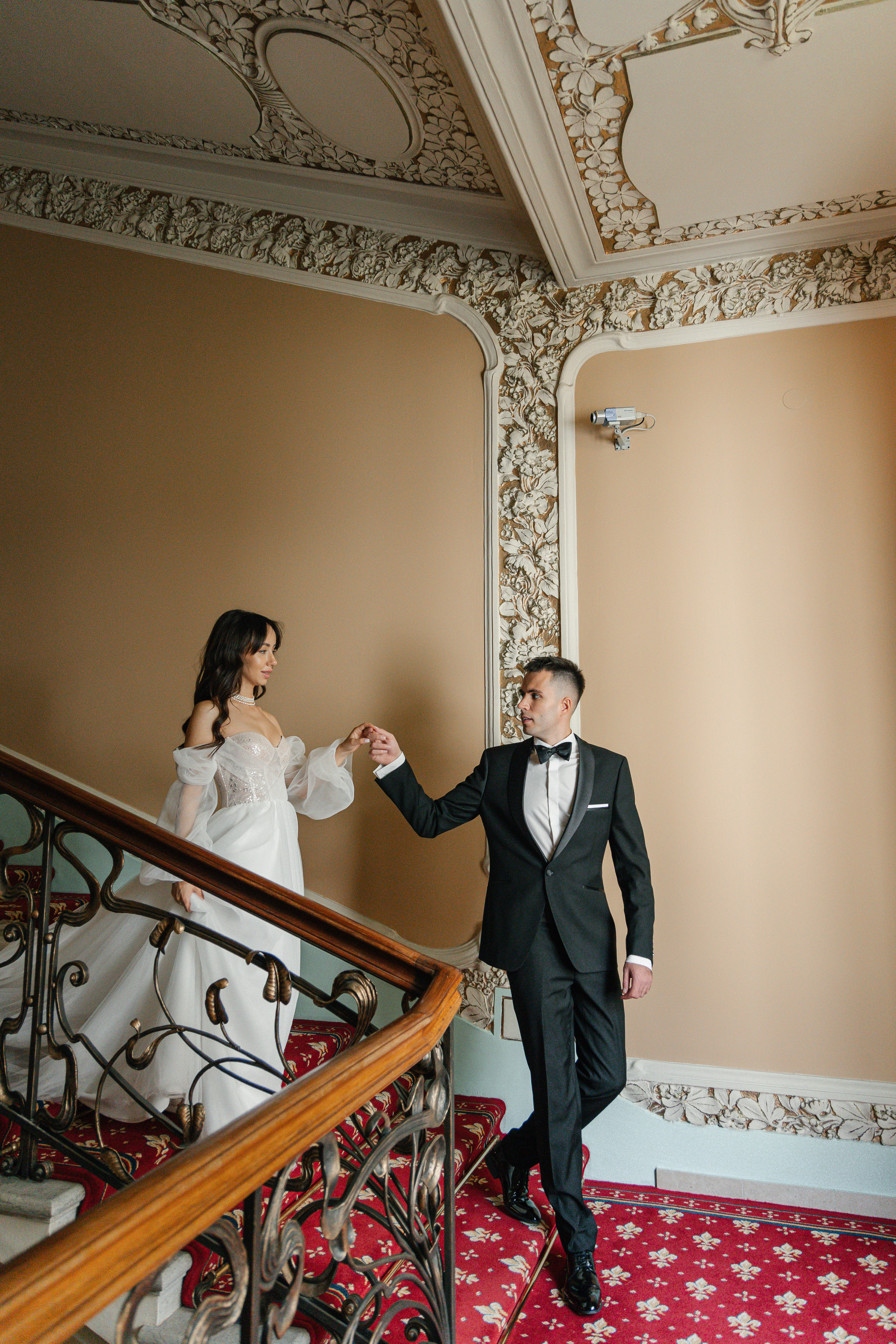 Полина и Никита: отель НАЦИОНАЛЬ АРХИВ. Свадебный фотограф Москва