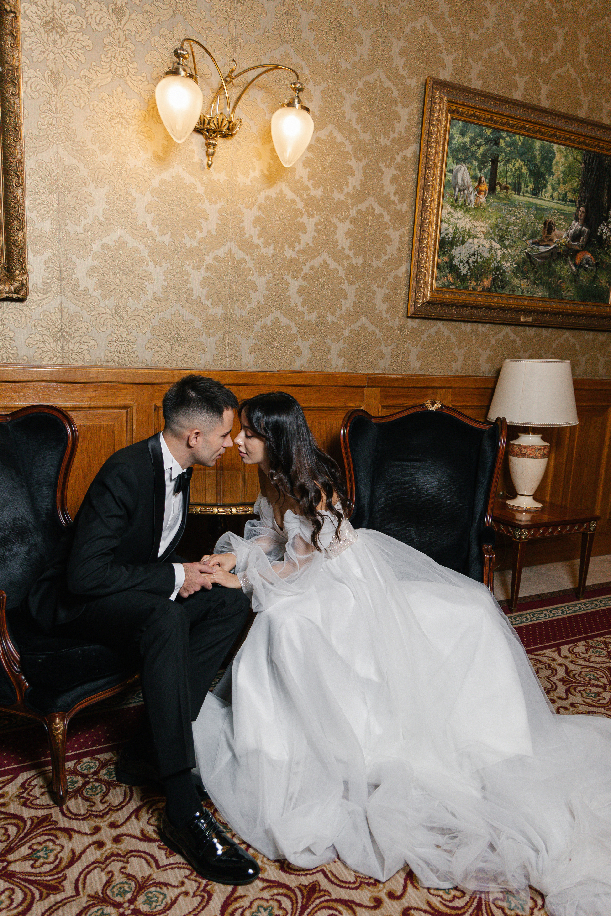 Полина и Никита: отель НАЦИОНАЛЬ АРХИВ. Свадебный фотограф Москва