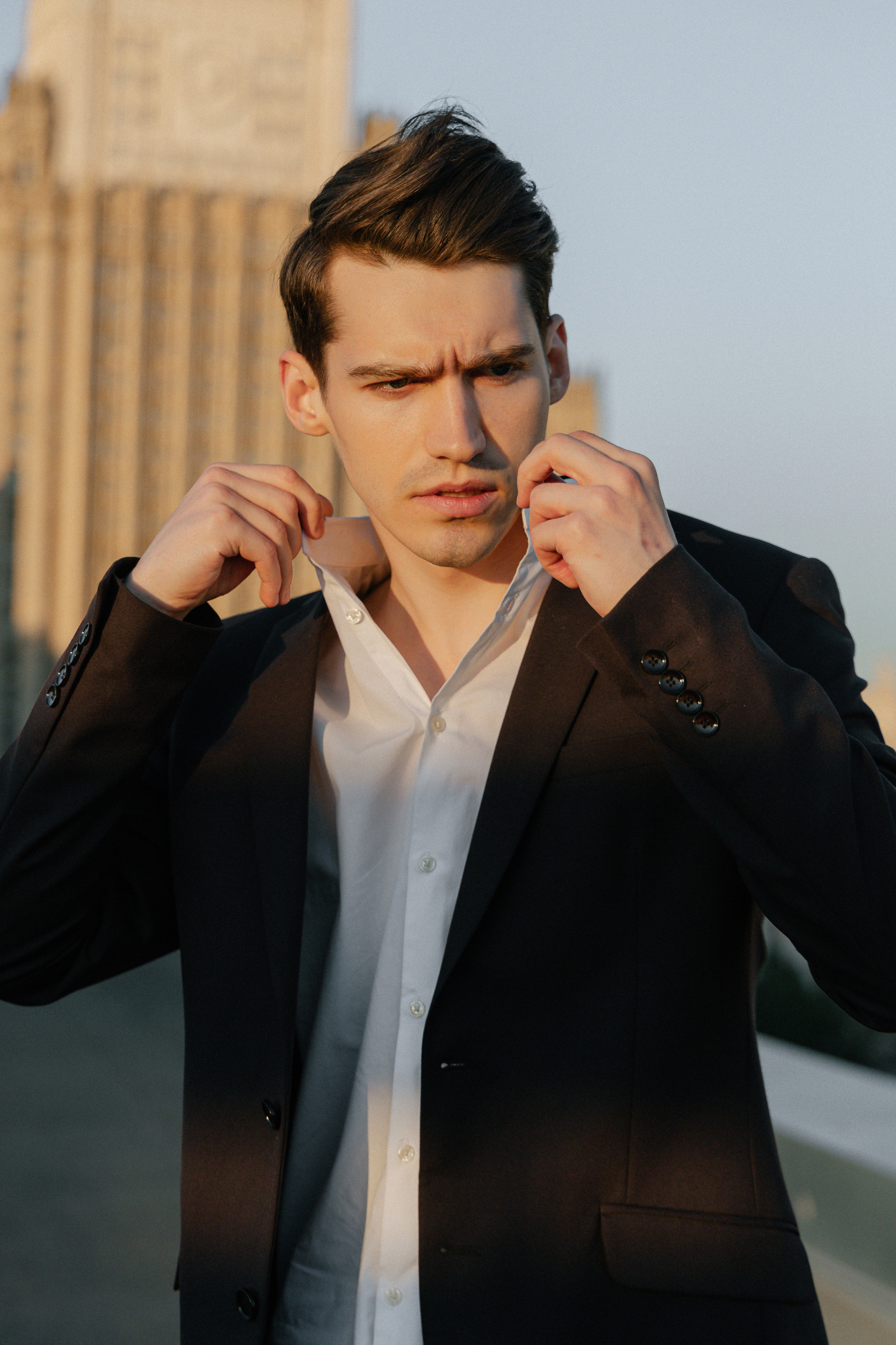 Дмитрий и Катерина: закат на крыше АРХИВ. Свадебный фотограф Москва