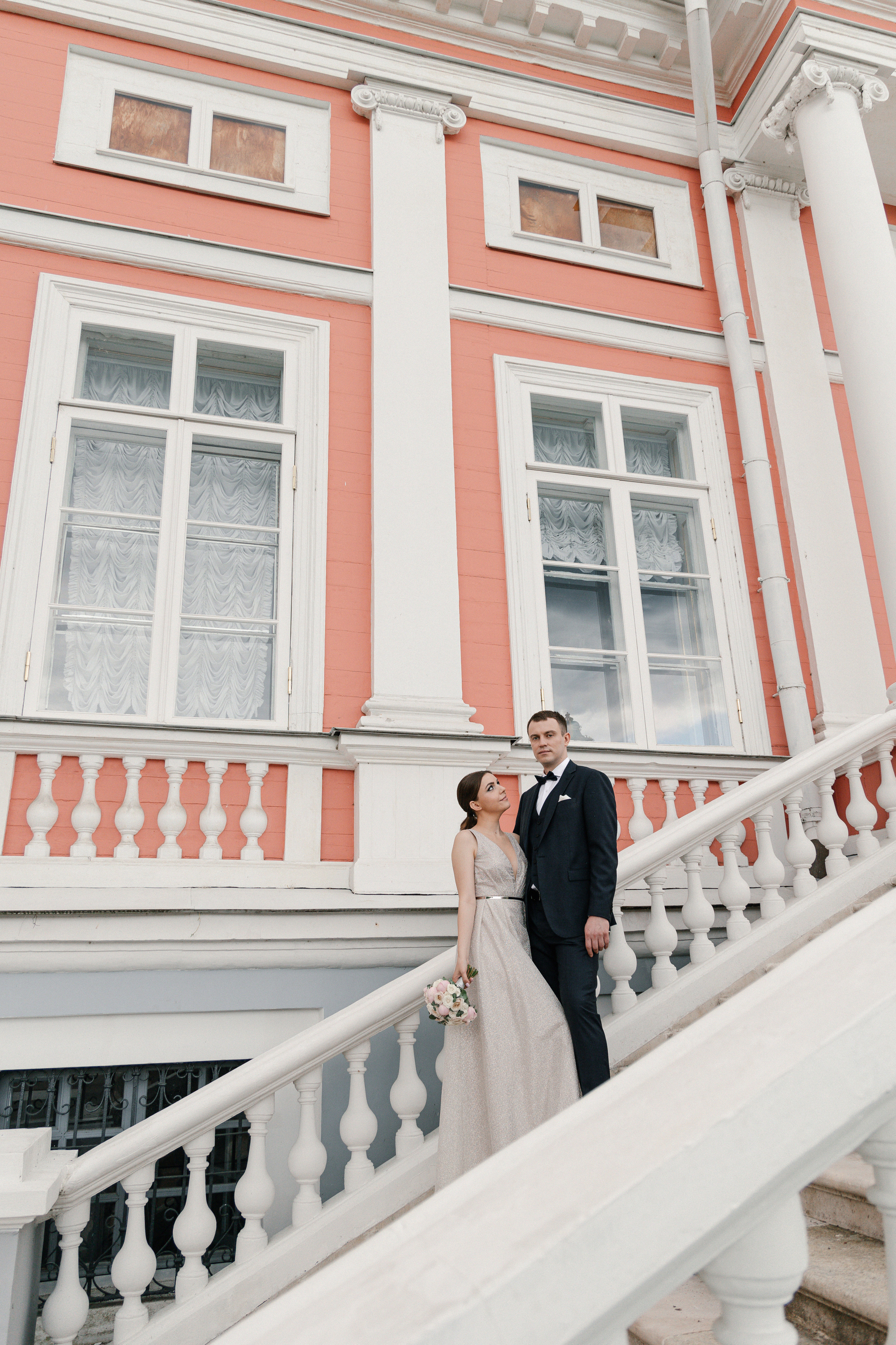 АРХИВ Елена и Олег: Кусково. Свадебный фотограф Москва