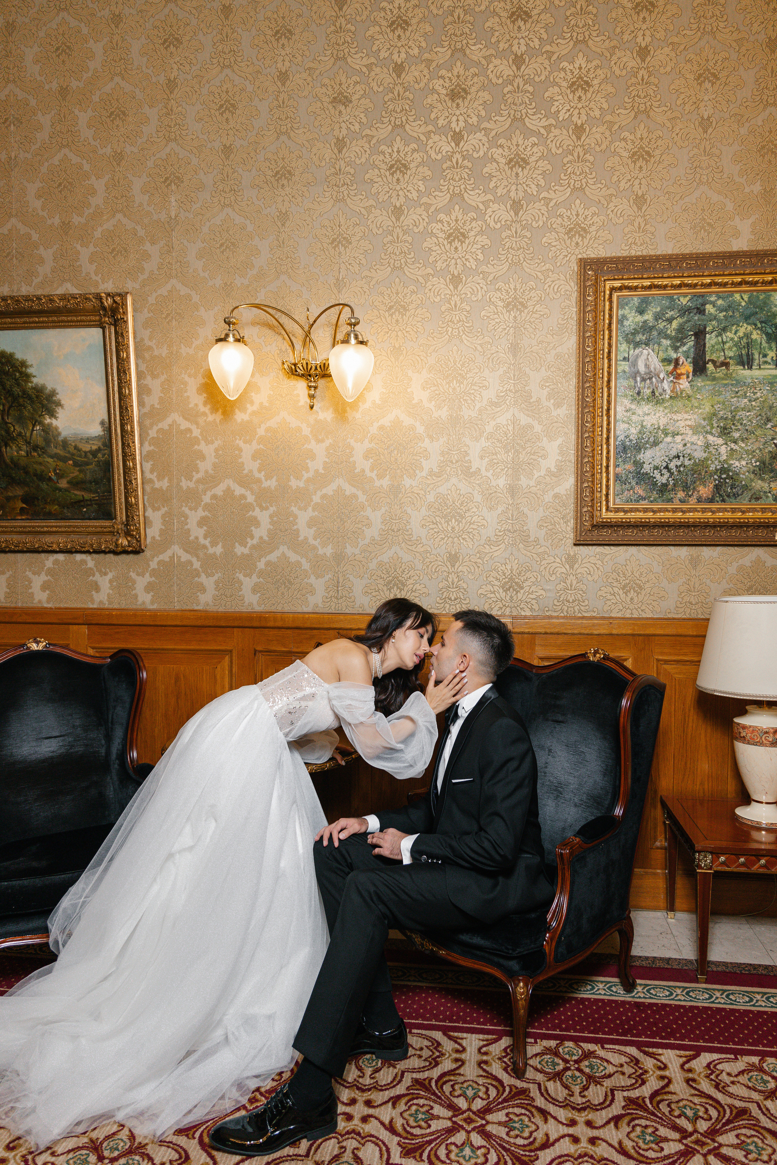 Полина и Никита: отель НАЦИОНАЛЬ АРХИВ. Свадебный фотограф Москва