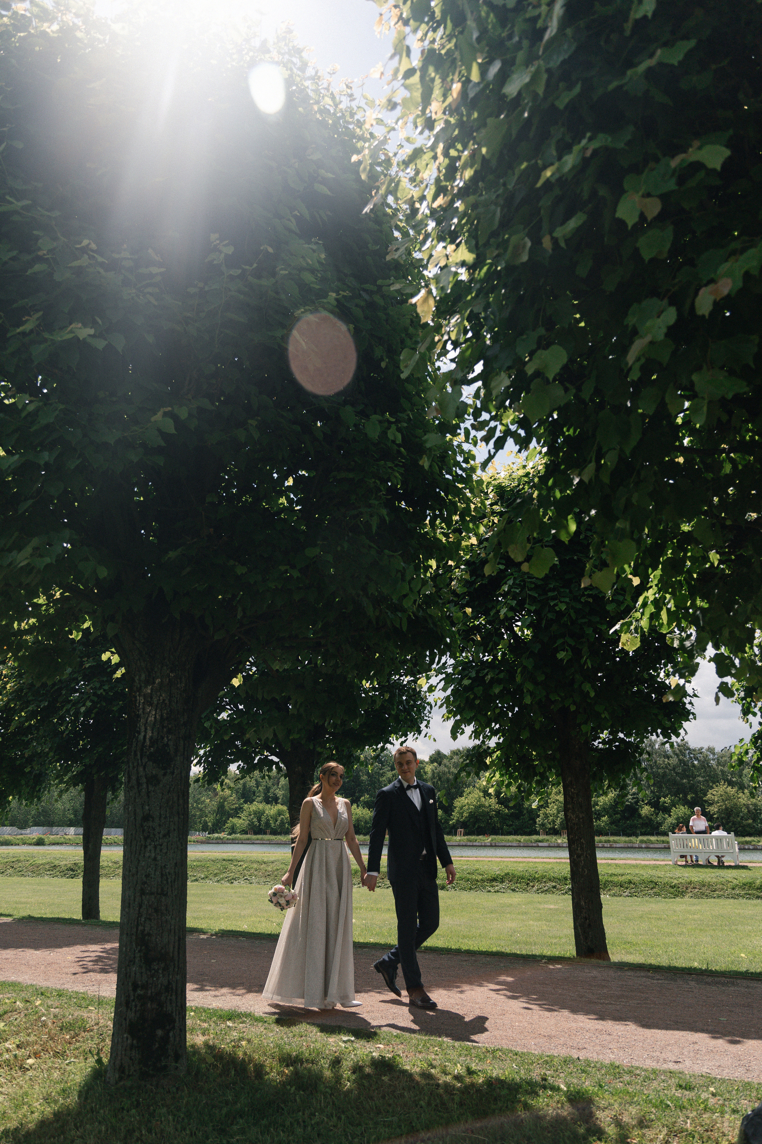 АРХИВ Елена и Олег: Кусково. Свадебный фотограф Москва