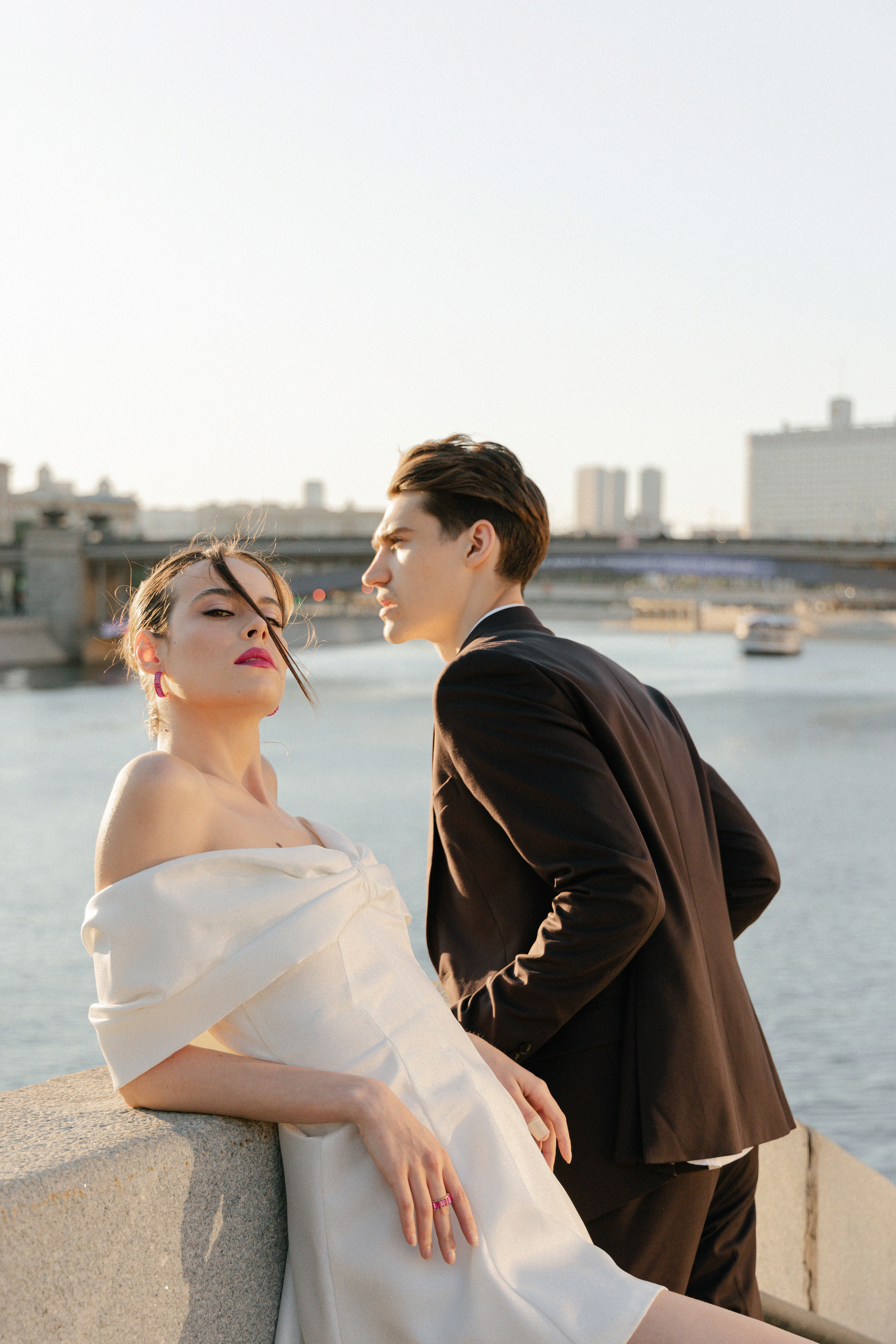 Дмитрий и Катерина: закат на крыше АРХИВ. Свадебный фотограф Москва