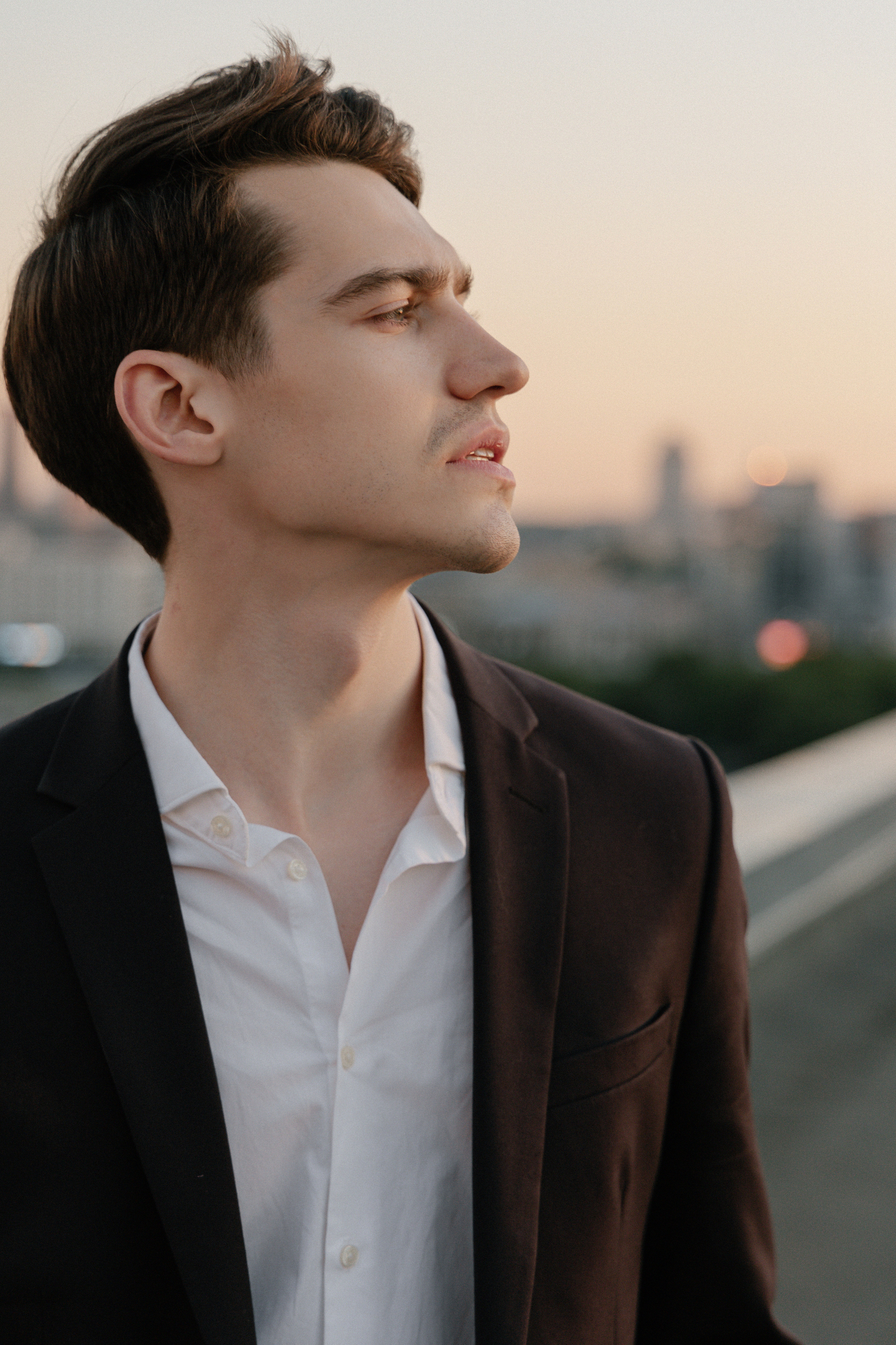 Дмитрий и Катерина: закат на крыше АРХИВ. Свадебный фотограф Москва