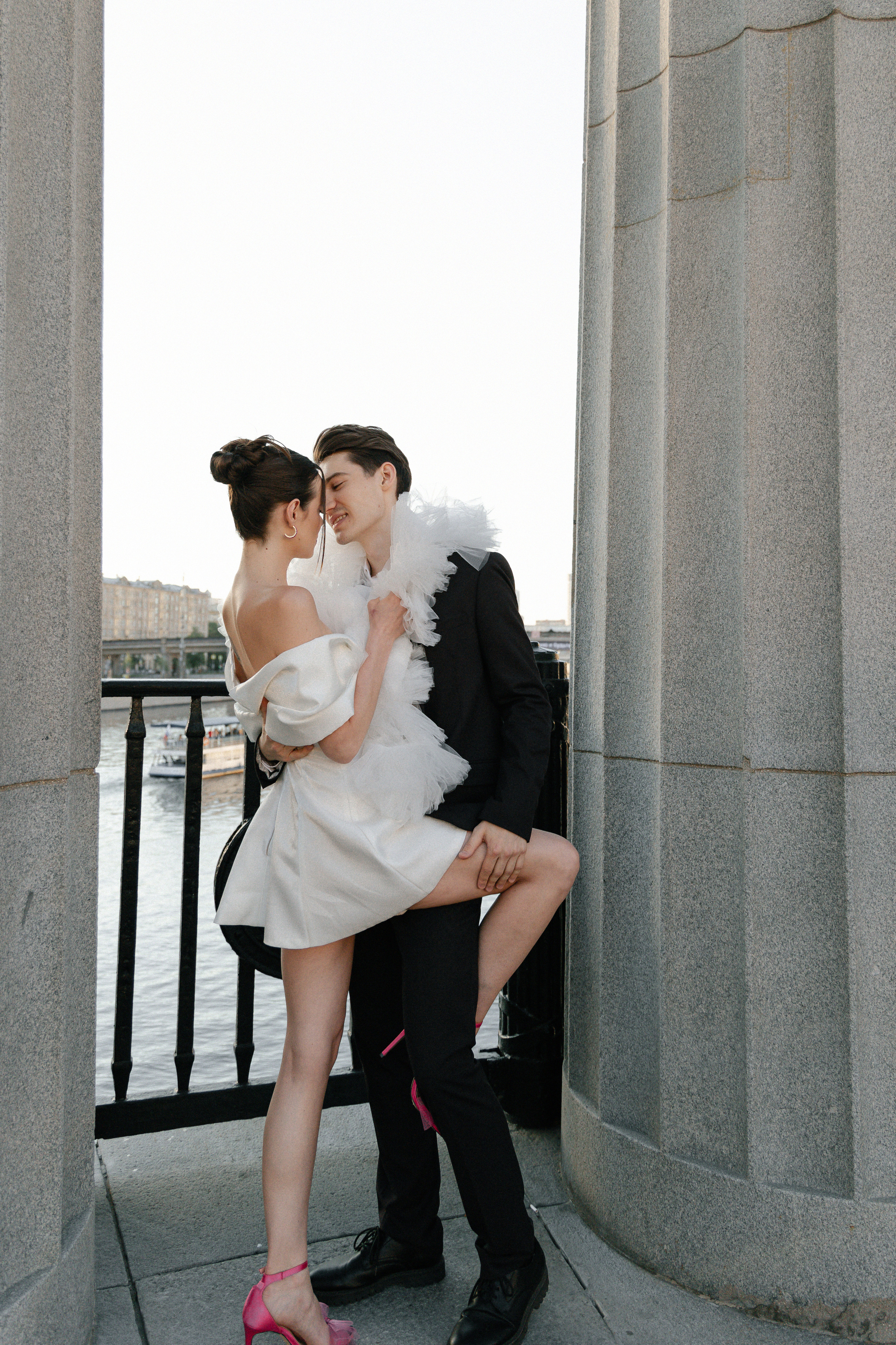 Дмитрий и Катерина: закат на крыше АРХИВ. Свадебный фотограф Москва