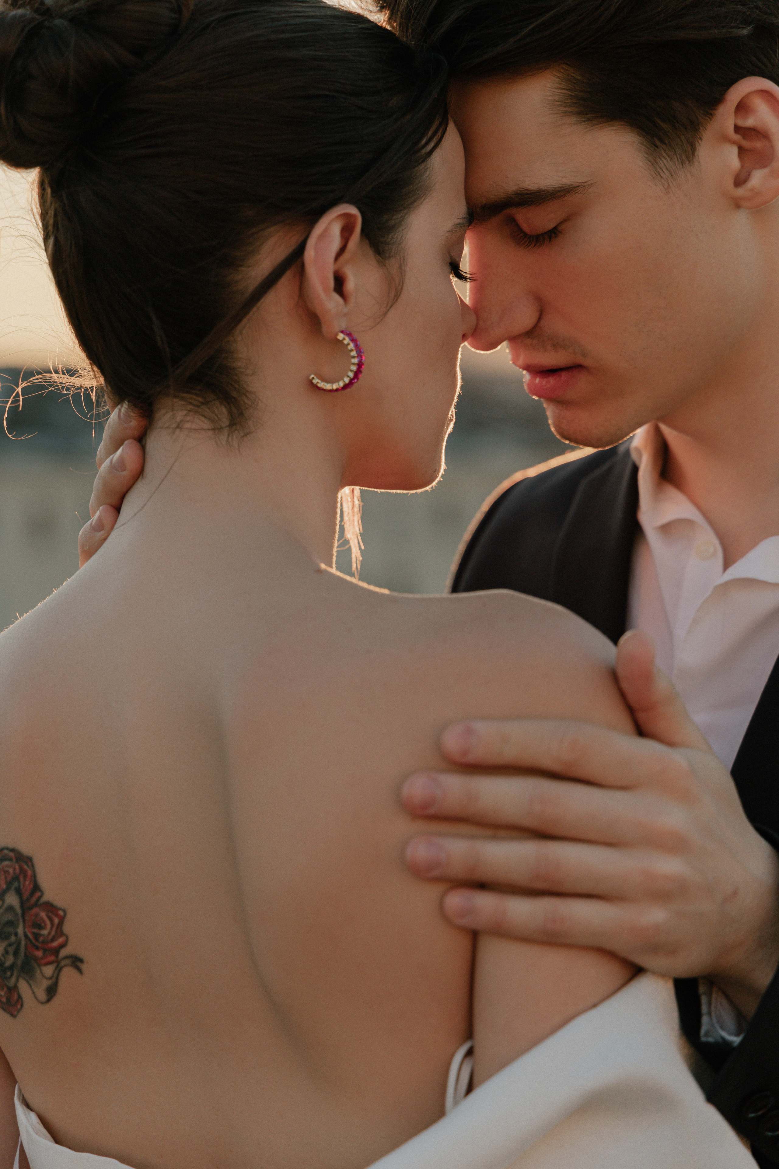 Дмитрий и Катерина: закат на крыше АРХИВ. Свадебный фотограф Москва