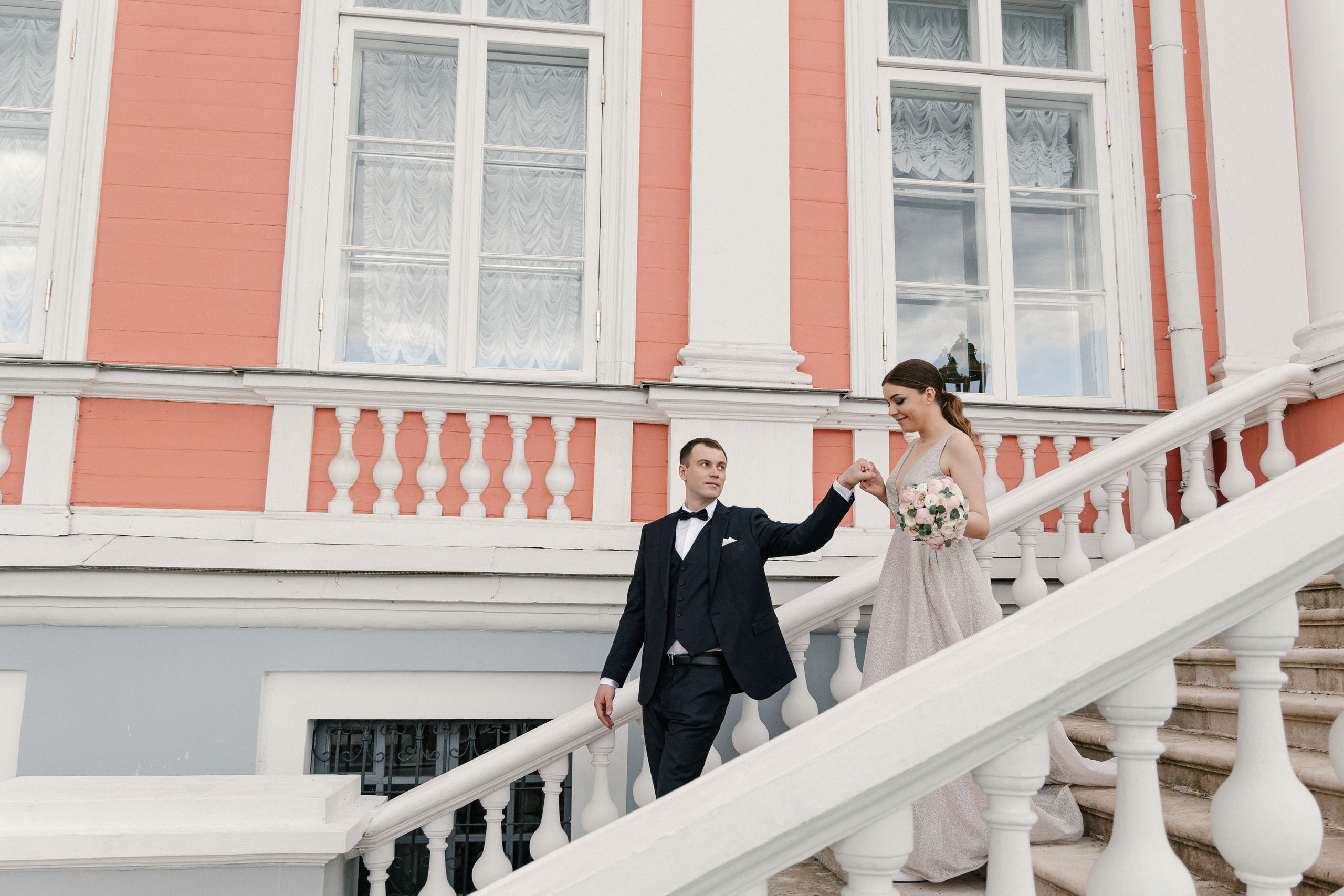 АРХИВ Елена и Олег: Кусково. Свадебный фотограф Москва